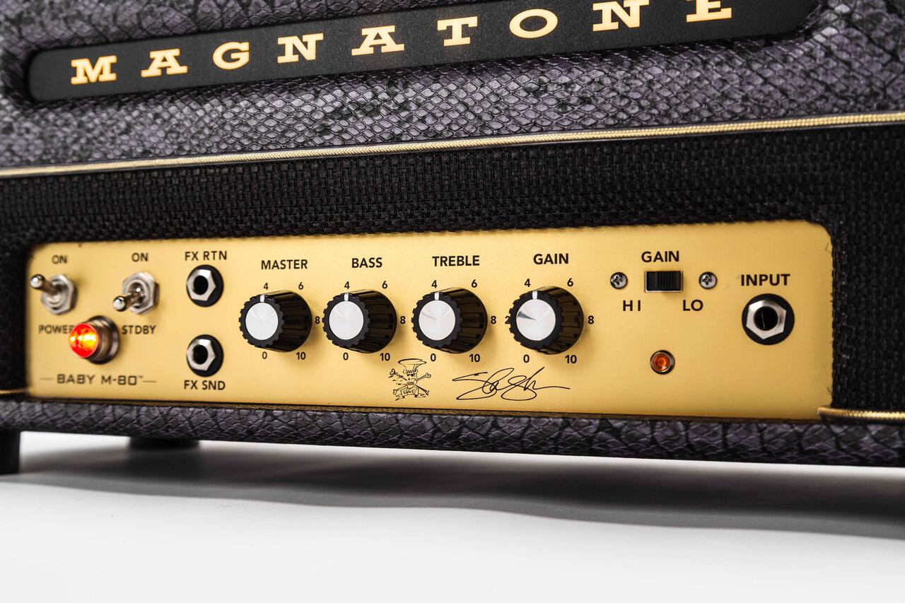 Magnatone Slash Signature Baby M-80 Head in Purple Python - PP-Baby-M80-Head-Close_compressed.jpg