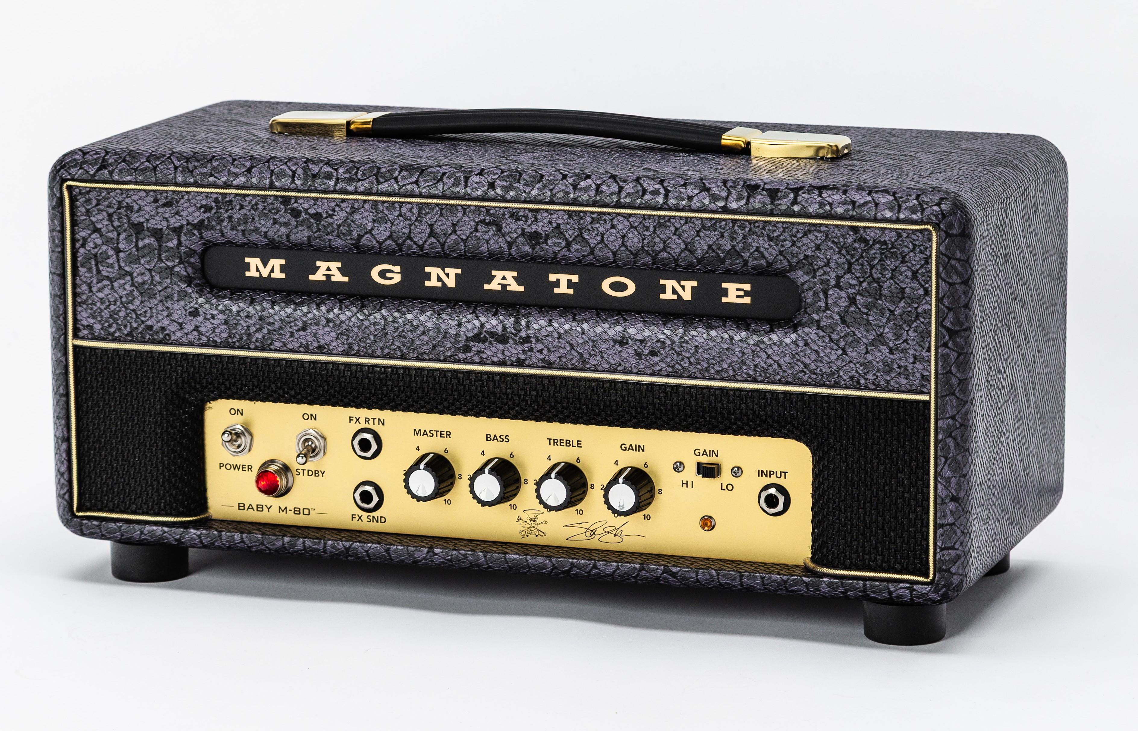 Magnatone Slash Signature Baby M-80 Head in Purple Python - PP-Baby-M80-Head-Left.jpg