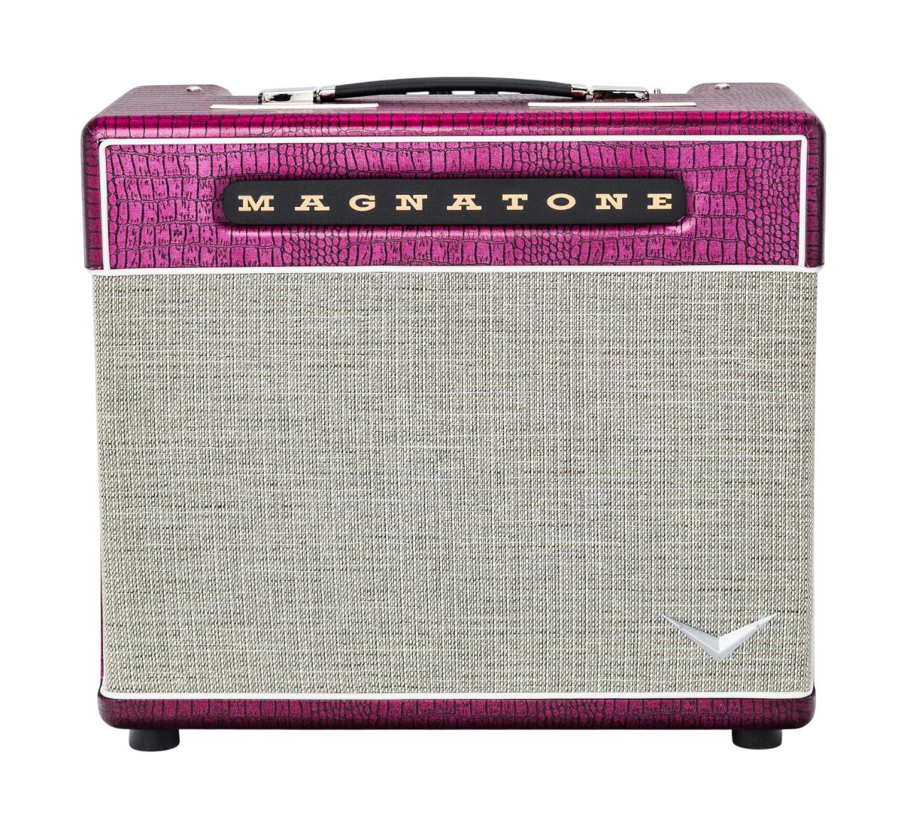 Magnatone Billy Gibbons Signature Super Fifteen 1 X 12 Combo in Chrome Grape - Super-15-Combo-Dealers-Front-Photoroom.jpg