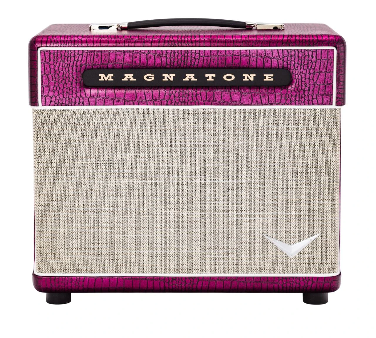 Magnatone Billy Gibbons Signature Baby M-80 1x10 Extension Cab in Chrome Grape - Baby-M80-Ext-Cab-Dealer-Front-Photoroom.jpg