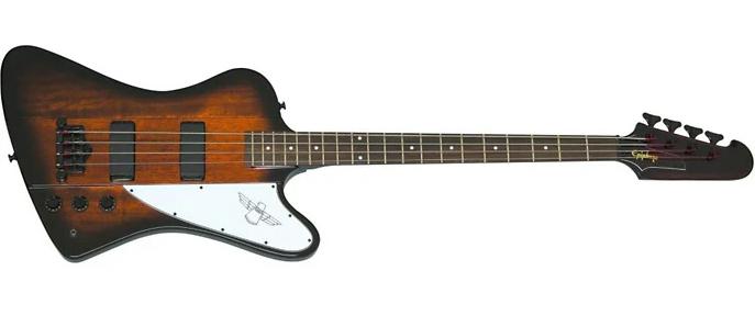 Epiphone Thunderbird Reverse Bass Guitar in Vintage Sunburst