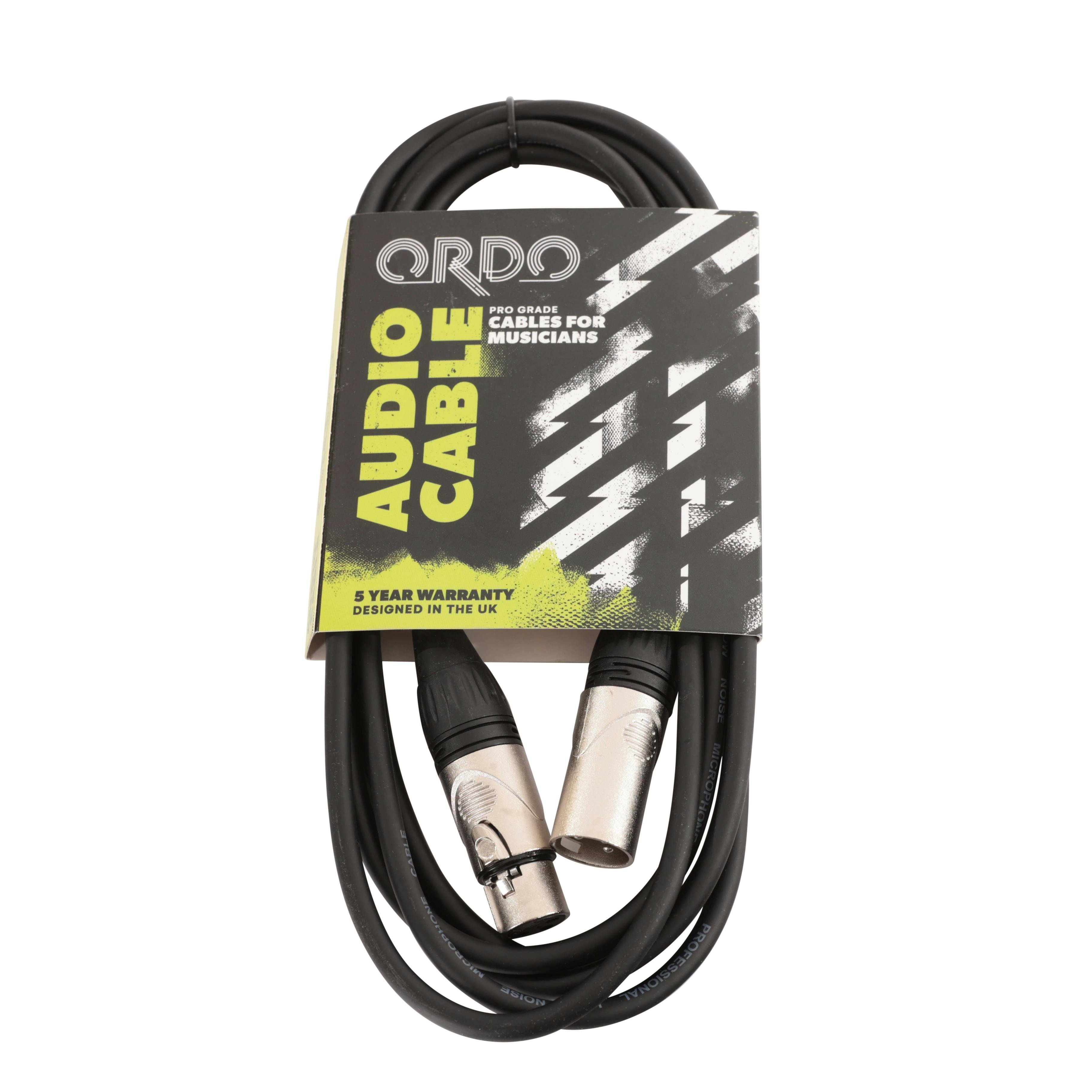 Ordo Deluxe Microphone Cable XLR to XLR 3m 10 feet - C-MC2-3-1XM-1XF-C-MC2-3-1XM-1XF-5.jpg