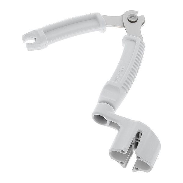D'Addario DP0002W Pro-Winder String Winder, Cutter, & Bridge Pin Puller in White - D'addario Pro Winder White 2.jpg
