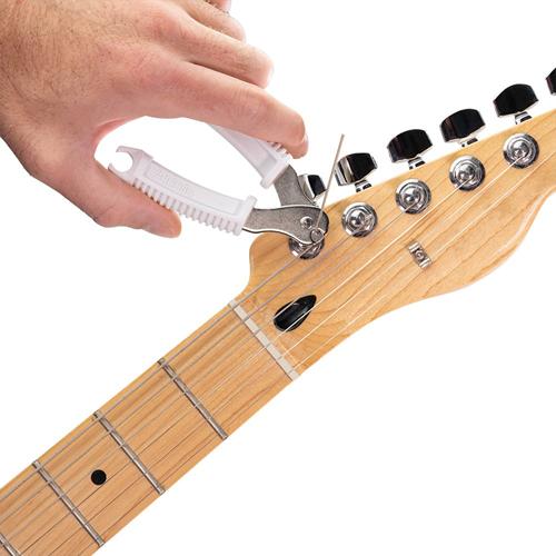 D'Addario DP0002W Pro-Winder String Winder, Cutter, & Bridge Pin Puller in White - D'addario Pro Winder White 3.jpg