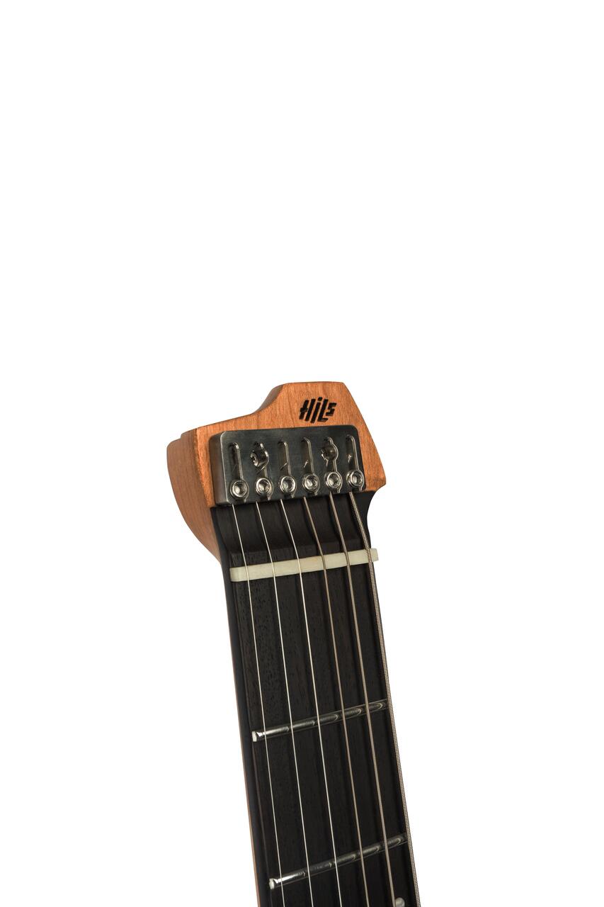 Hils HN3 Left-Handed Electric Guitar in Satin Metallic Deep Purple - Head.jpg