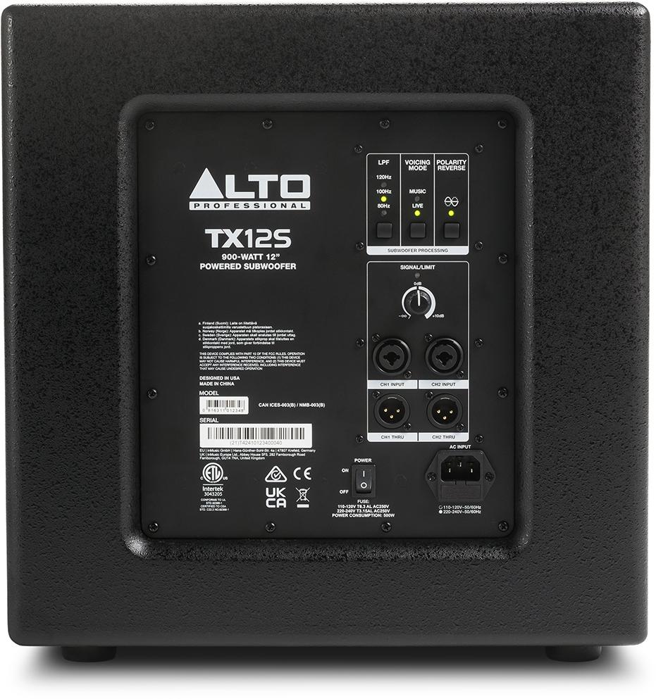 Alto TX12S 900W 12-inch DSP-Enhanced Powered Subwoofer - TX12SXUK (5).jpg