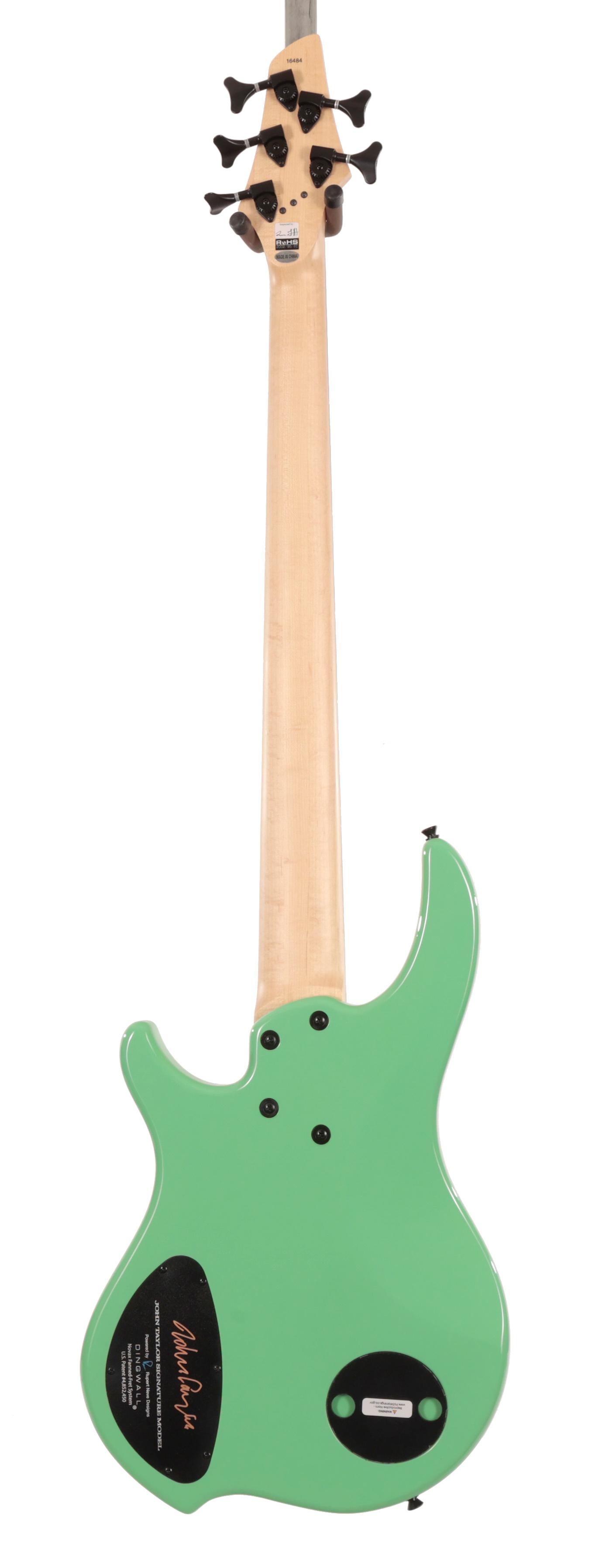 Dingwall John Taylor Signature 5-String Bass Guitar with Rupert Neve Preamp in Sea Foam Green - 16484 (4).jpg