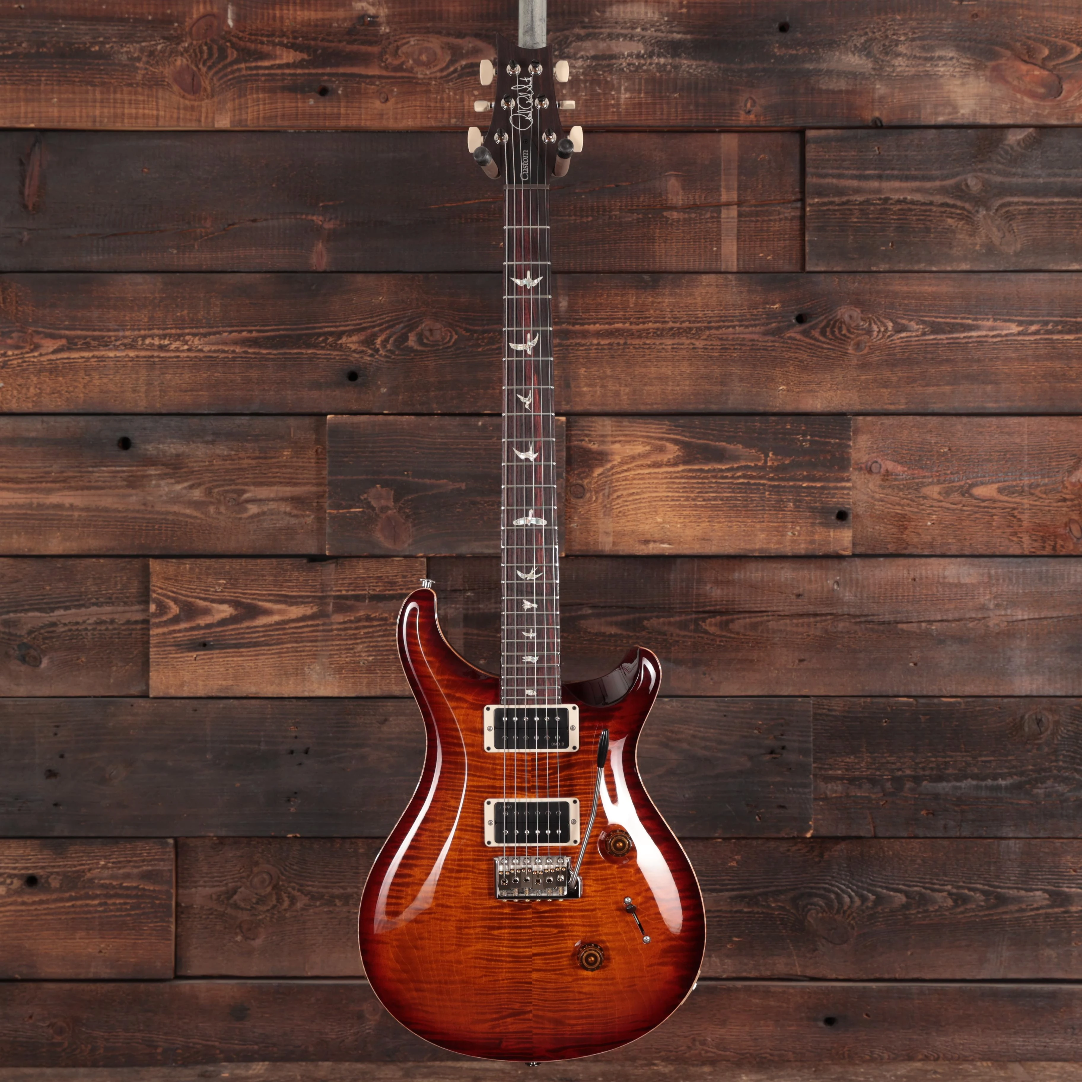 PRS Custom 24 Electric Guitar in Dark Chery Sunburst - 0395694 (4).jpg
