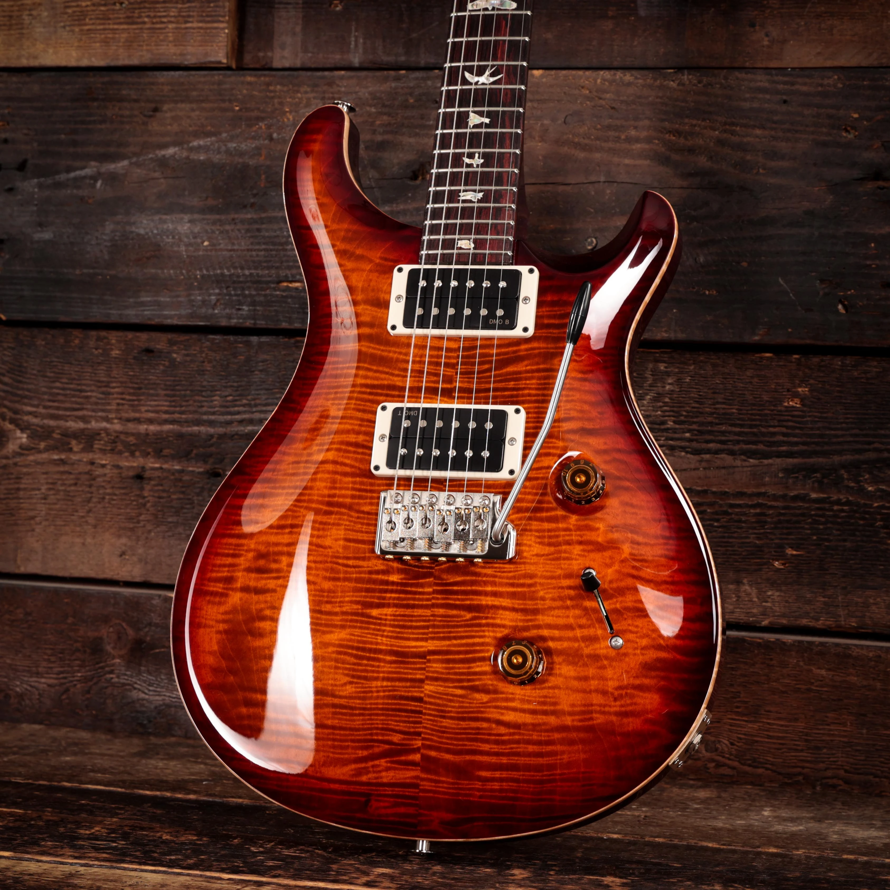 PRS Custom 24 Electric Guitar in Dark Chery Sunburst - 0395694 (18).jpg
