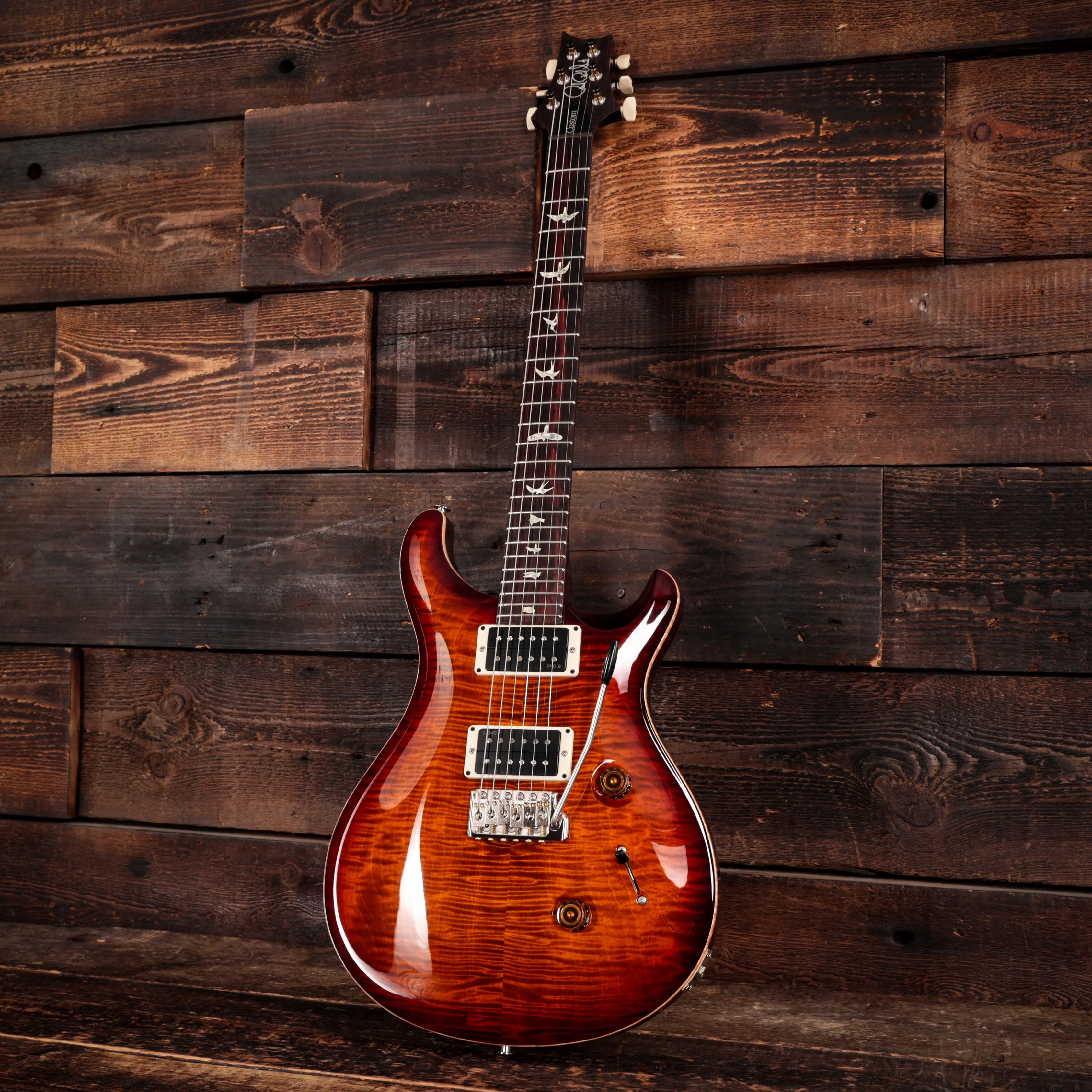 PRS Custom 24 Electric Guitar in Dark Chery Sunburst - 0395694 (19).jpg