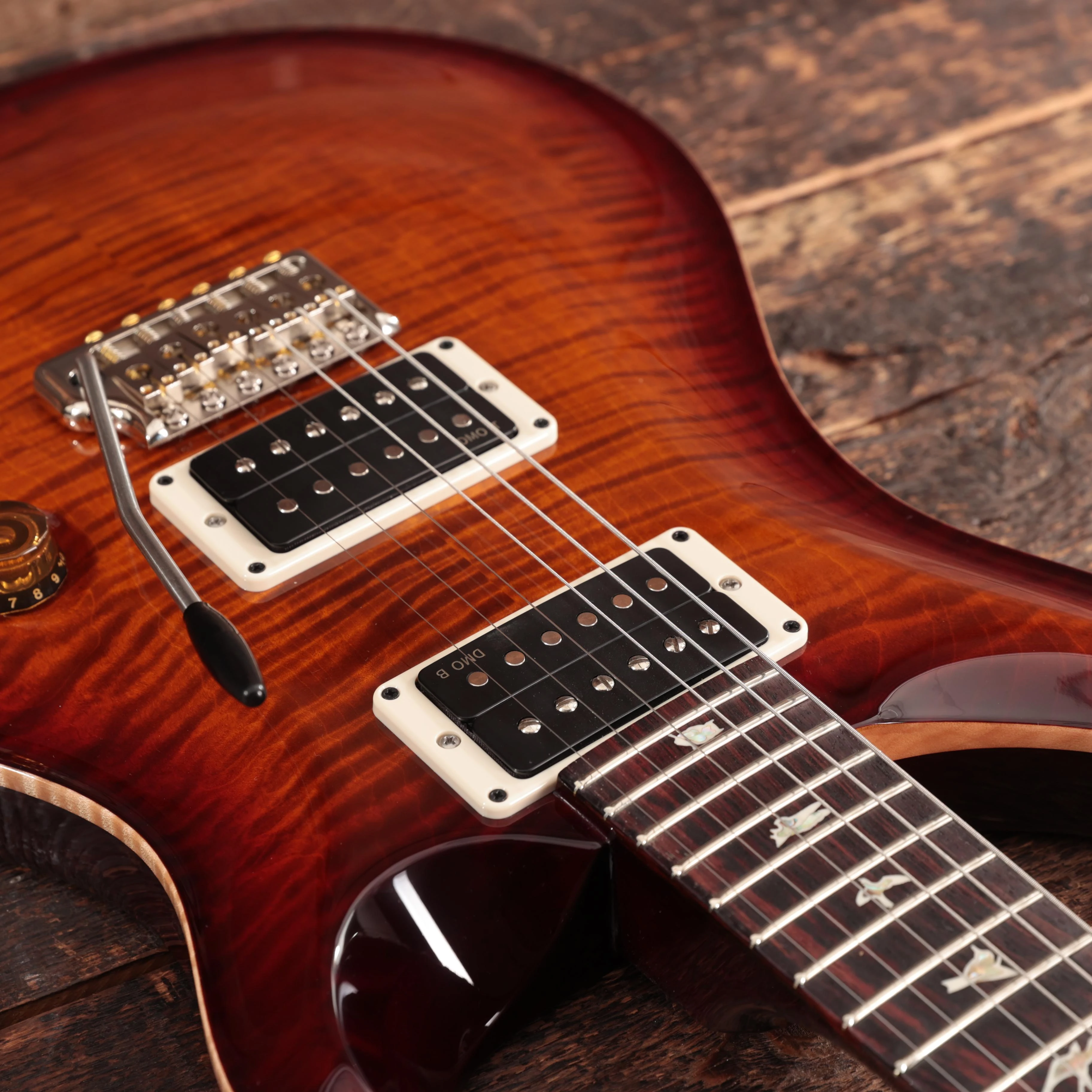 PRS Custom 24 Electric Guitar in Dark Chery Sunburst - 0395694 (14).jpg