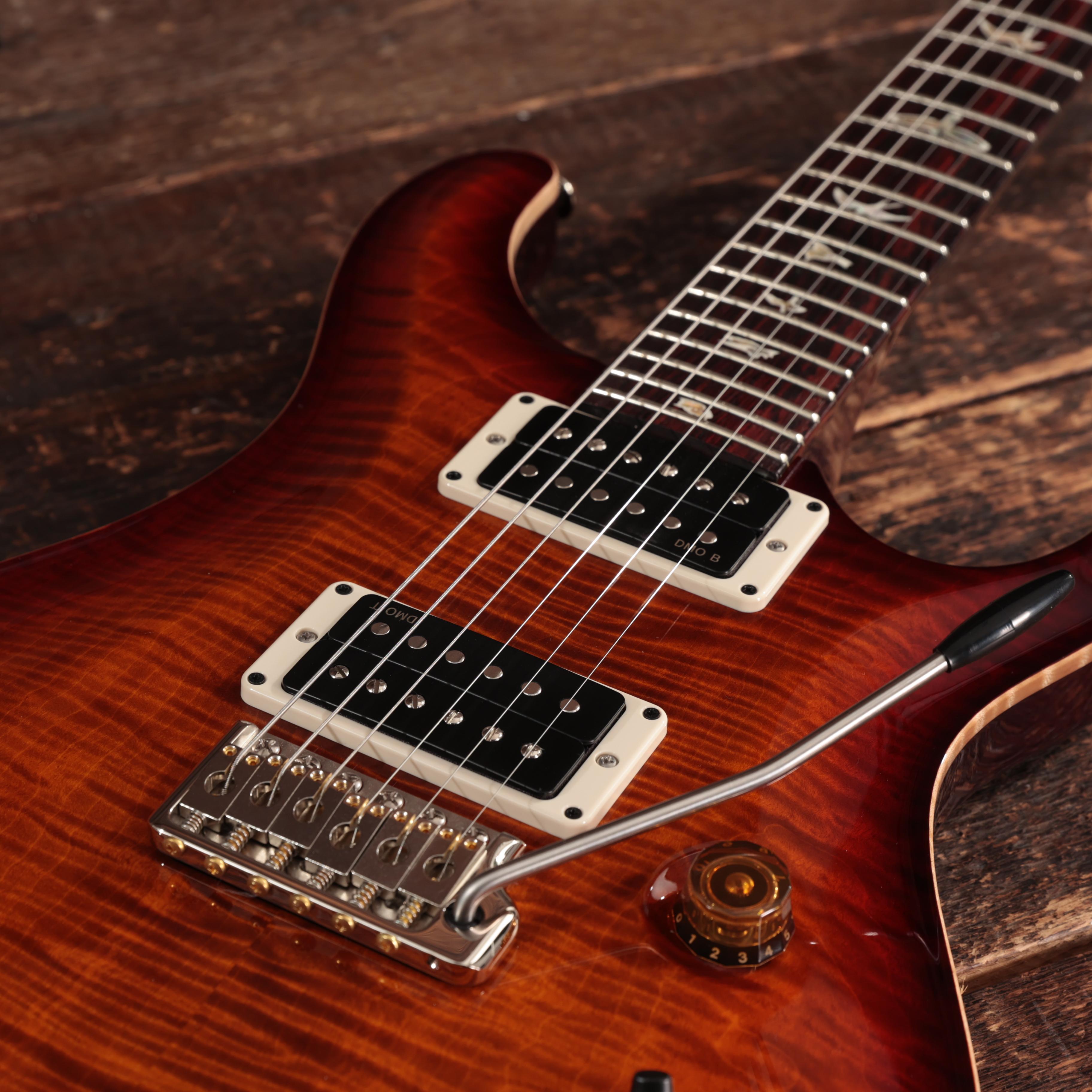 PRS Custom 24 Electric Guitar in Dark Chery Sunburst - 0395694 (9).jpg