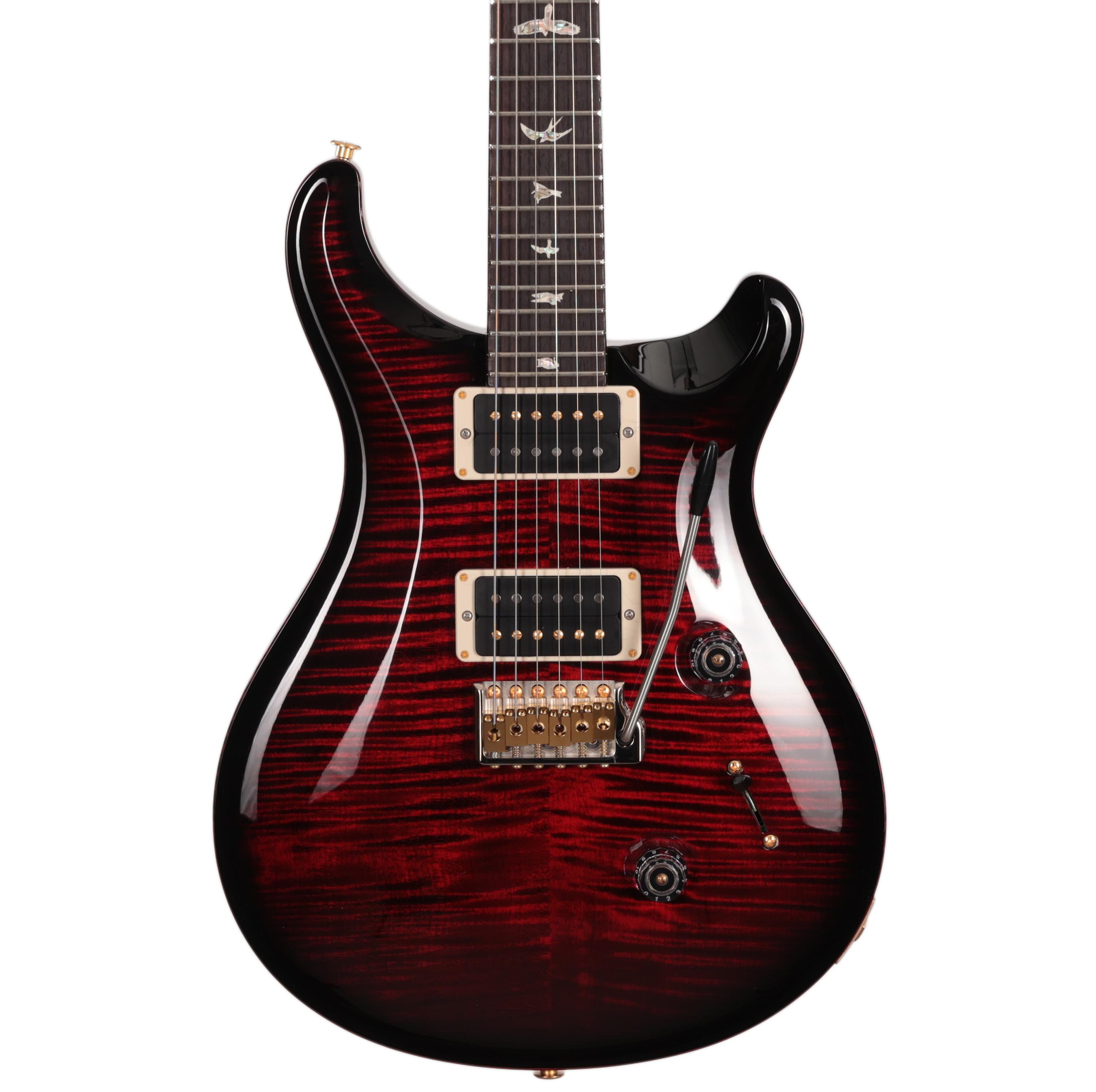PRS Custom 24 10-Top Electric Guitar in Fire Red Smokeburst - 0388905 (2).jpeg