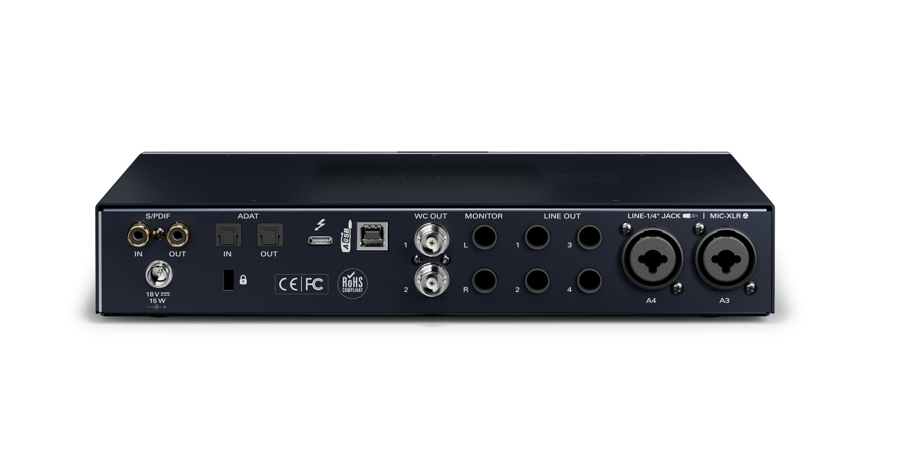 B Stock : Antelope Audio Discrete 4 Pro Synergy Core Audio Interface 010 - 517544-D4PSC-Wide-Back.jpg
