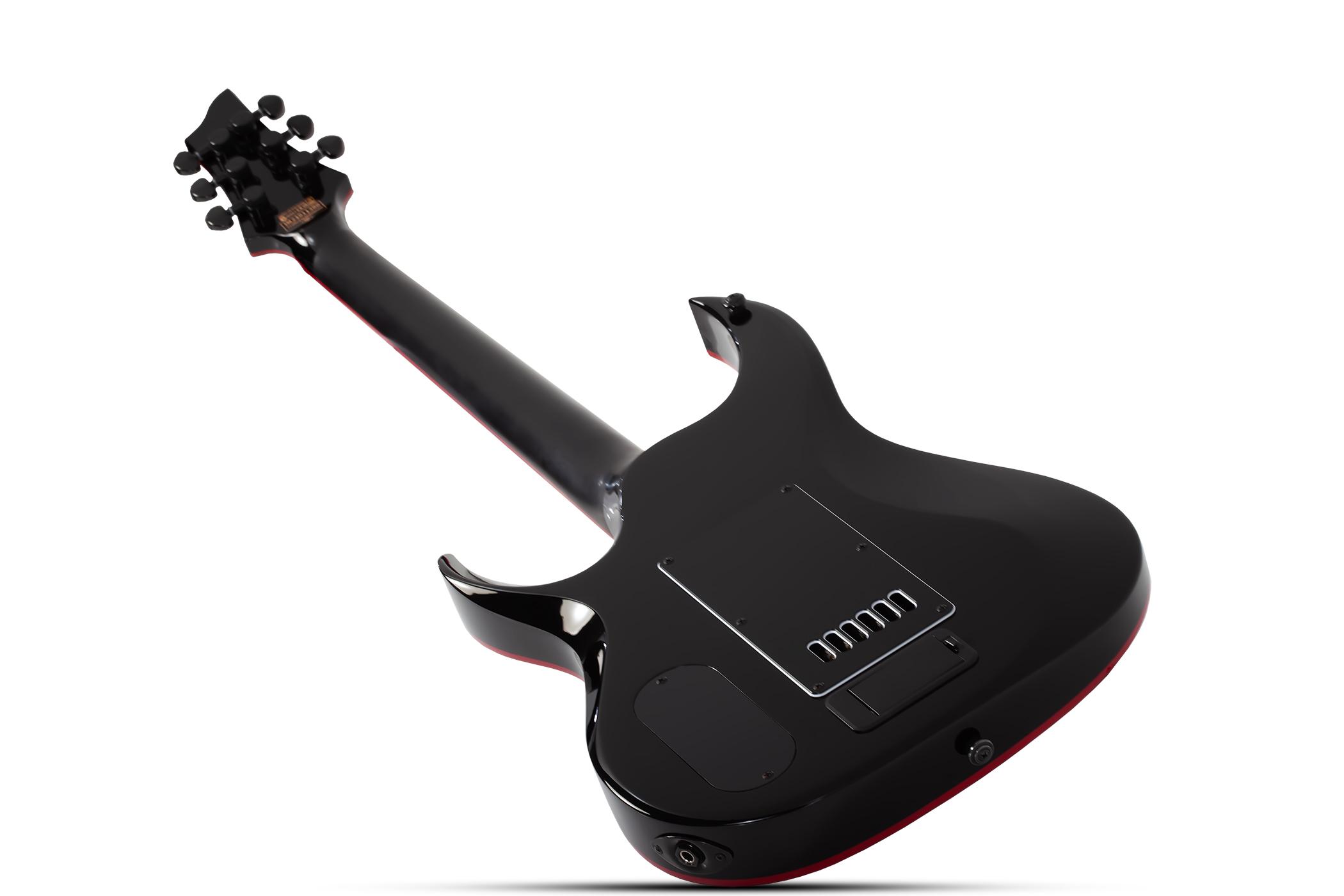 Schecter Sunset-6 ET EX Red Dawn Evertune Baritone Electric Guitar - SCH-GTR-3894 (13).jpg