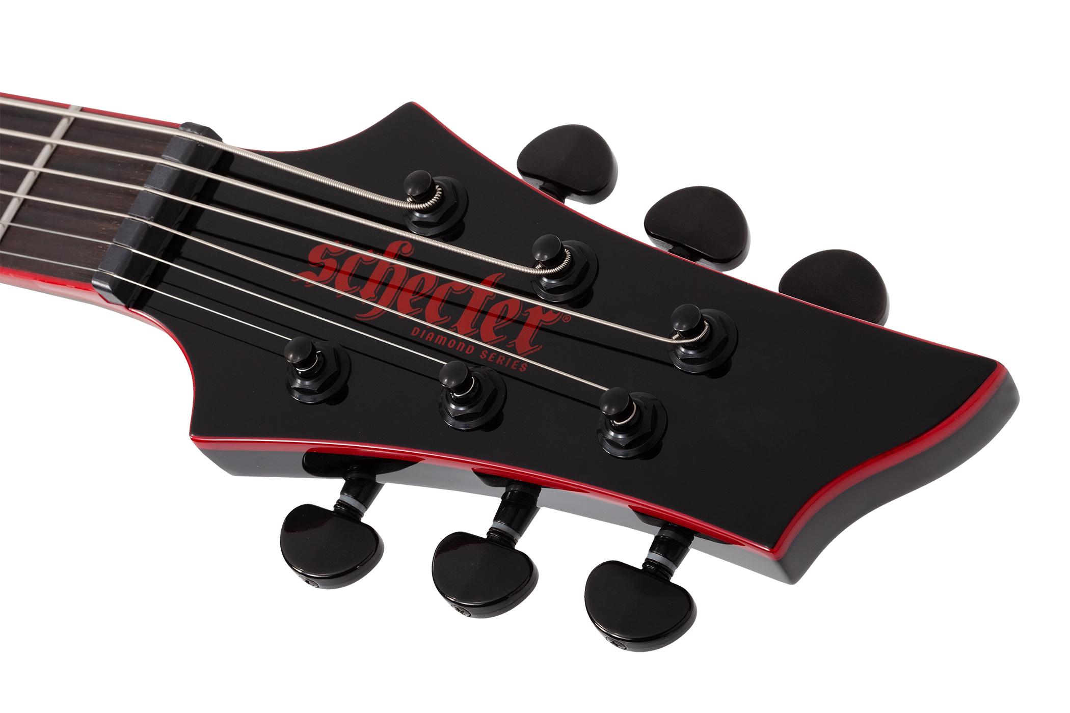 Schecter Sunset-6 ET EX Red Dawn Evertune Baritone Electric Guitar - SCH-GTR-3894 (7).jpg