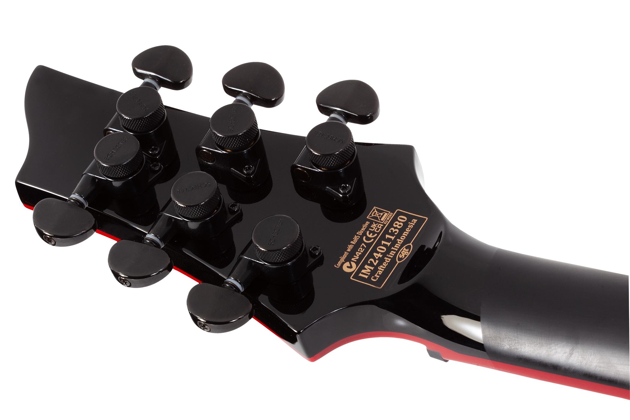 Schecter Sunset-6 ET Red Dawn Evertune Electric Guitar - SCH-GTR-3892 (5).jpg