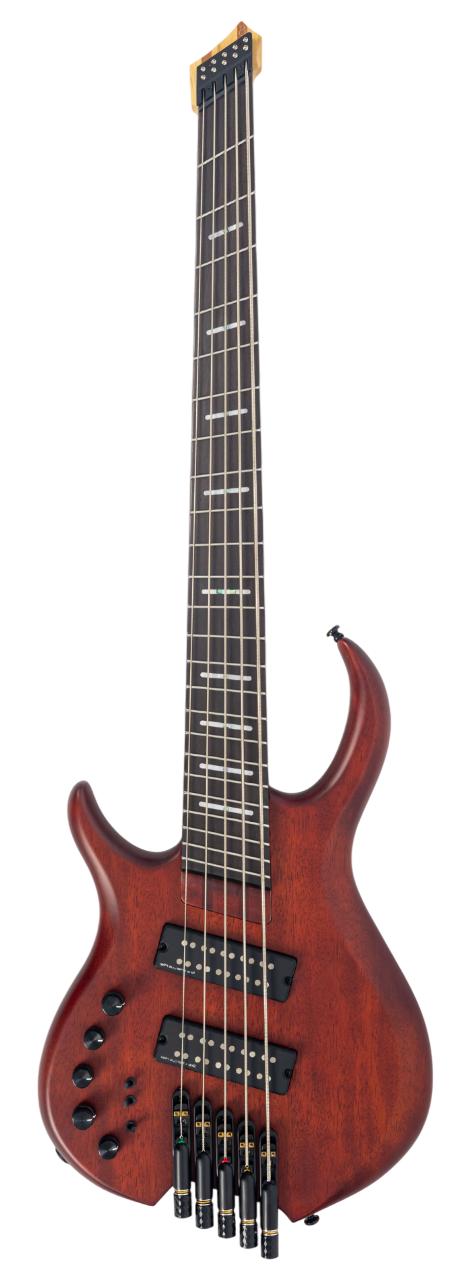 Sire M6 Left-Handed Headless 5-String Bass Guitar in Mahogany Satin - SIRELHM6SA5MAS.jpg