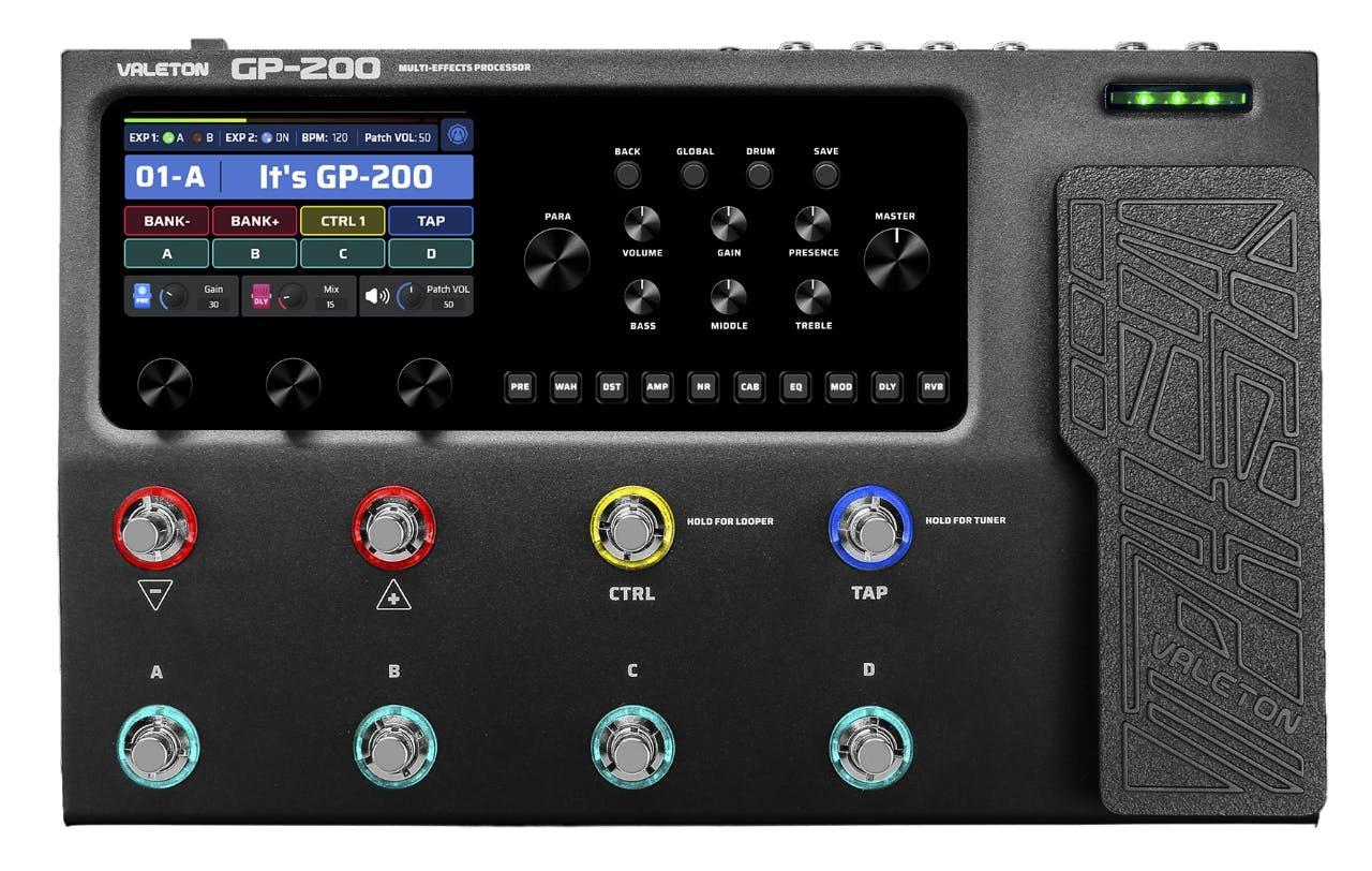 Valeton GP-200 Multi-Effects Processor Pedal with Bag and FRFR Cab - GP-200-valetone-gp-200-multi-effects-processor__47316.jpg