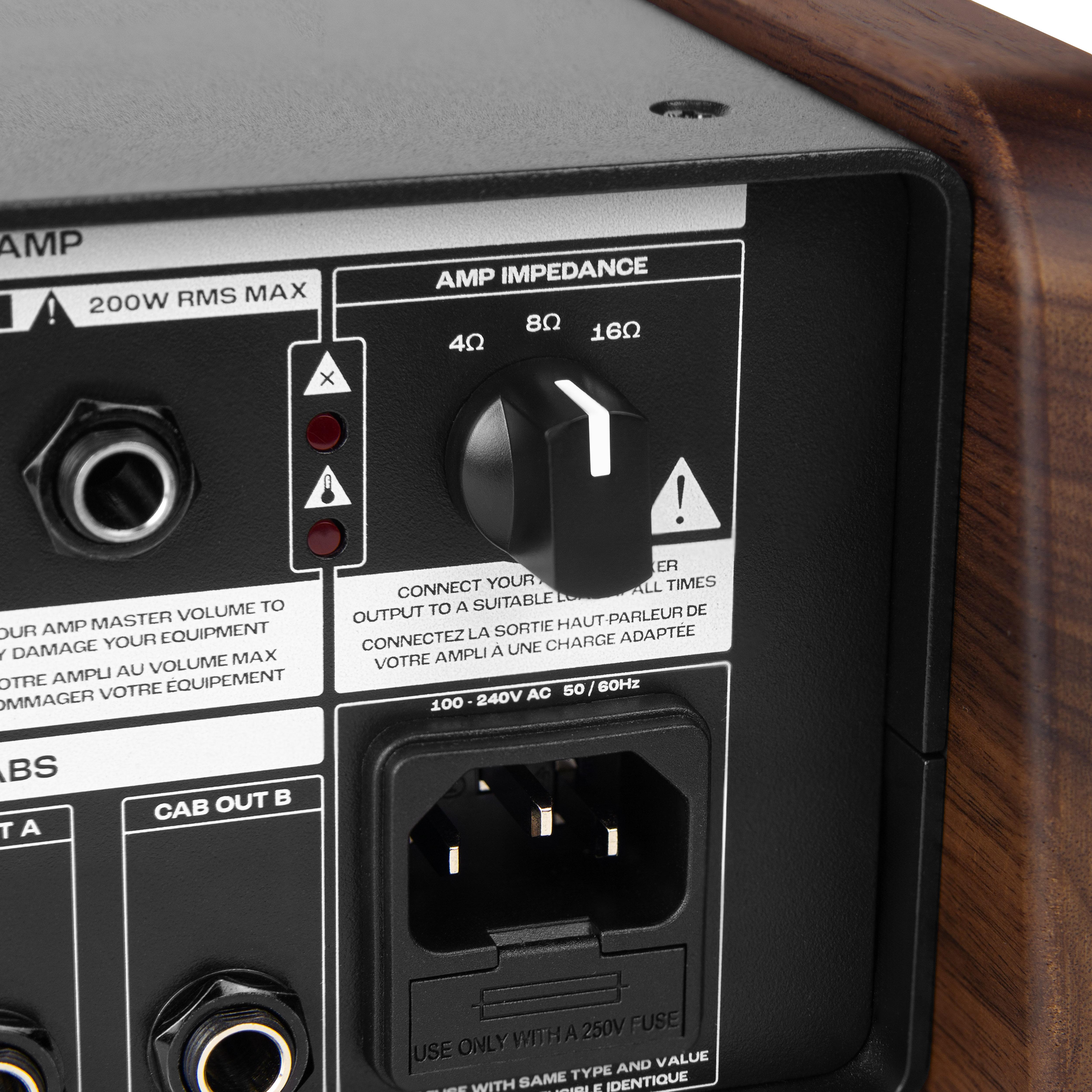 Two Notes Reload II Multi-Impedance Reactive Loadbox & Active Attenuator  - Reload MKII_Details_Impedance Selector.jpg