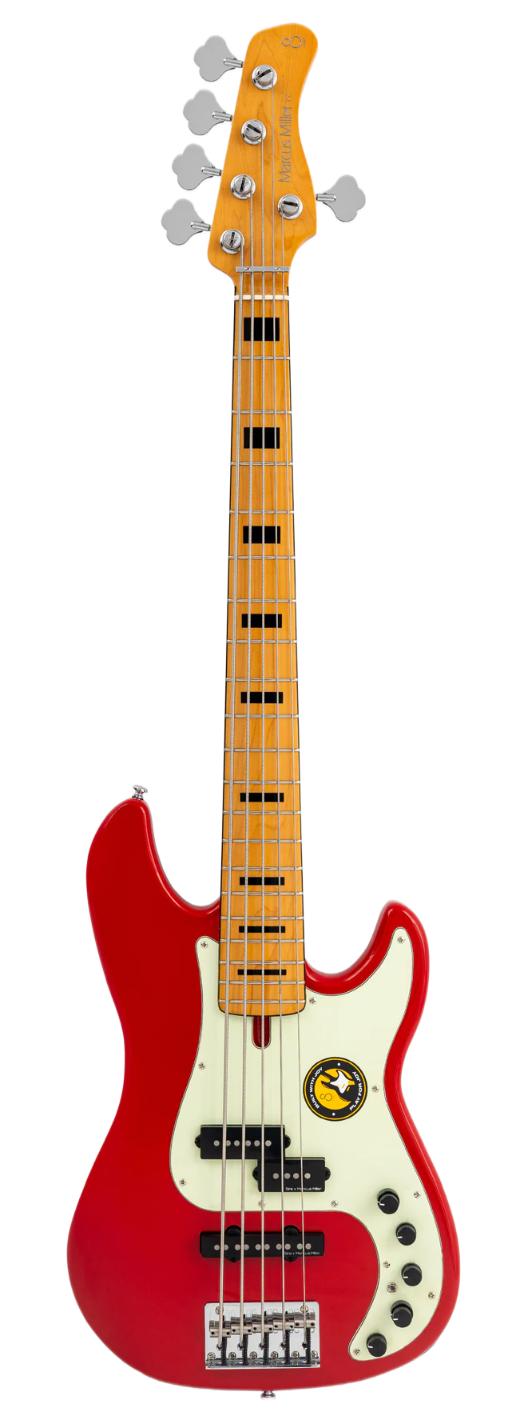 Sire Marcus Miller P7 Alder 5-String Bass Guitar 2nd Gen in Dakota Red - P7_5_RED_1_processed.jpg