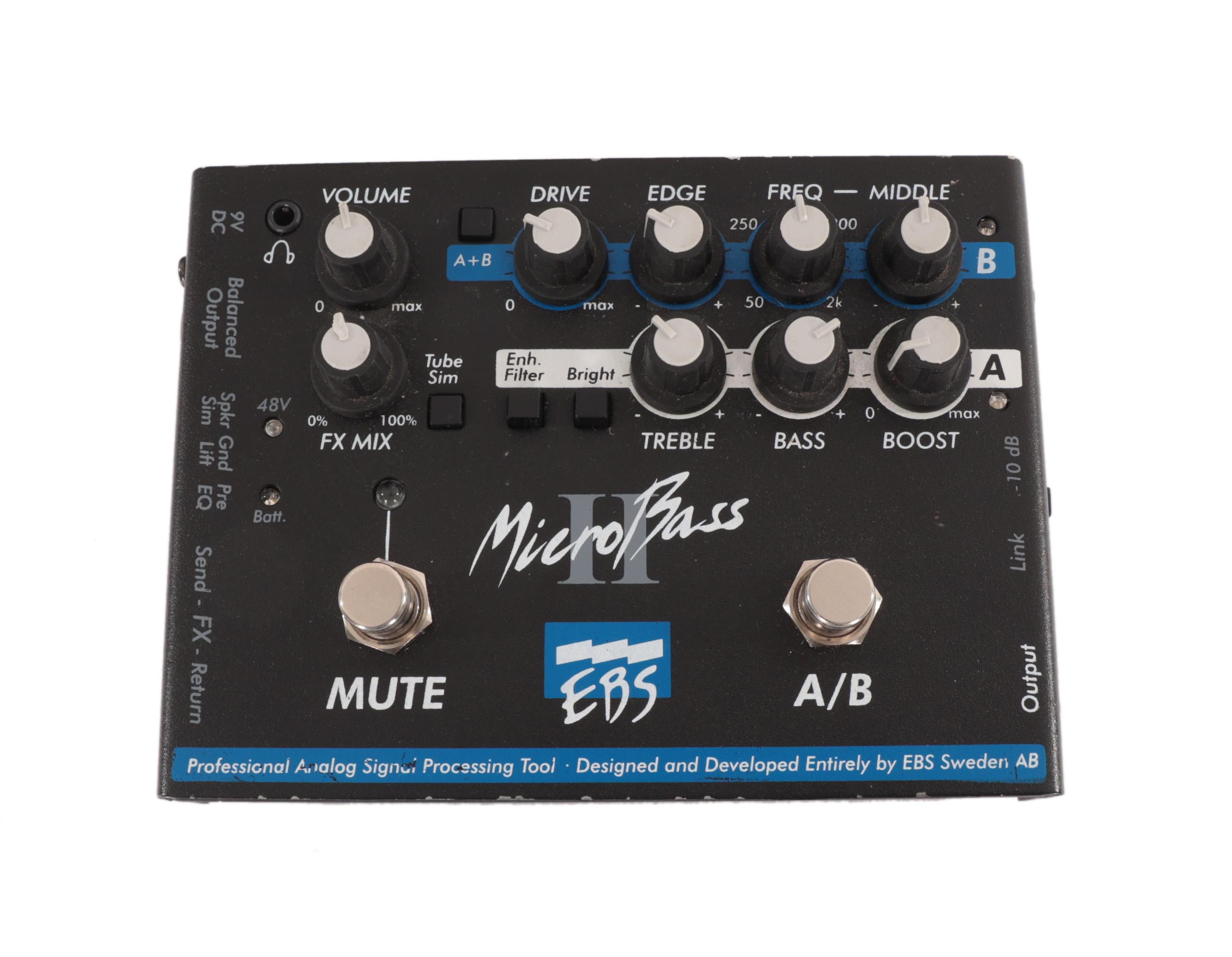 Second Hand EBS Micro Bass II Preamp Pedal 729 - SH-227-0729 (2).jpg