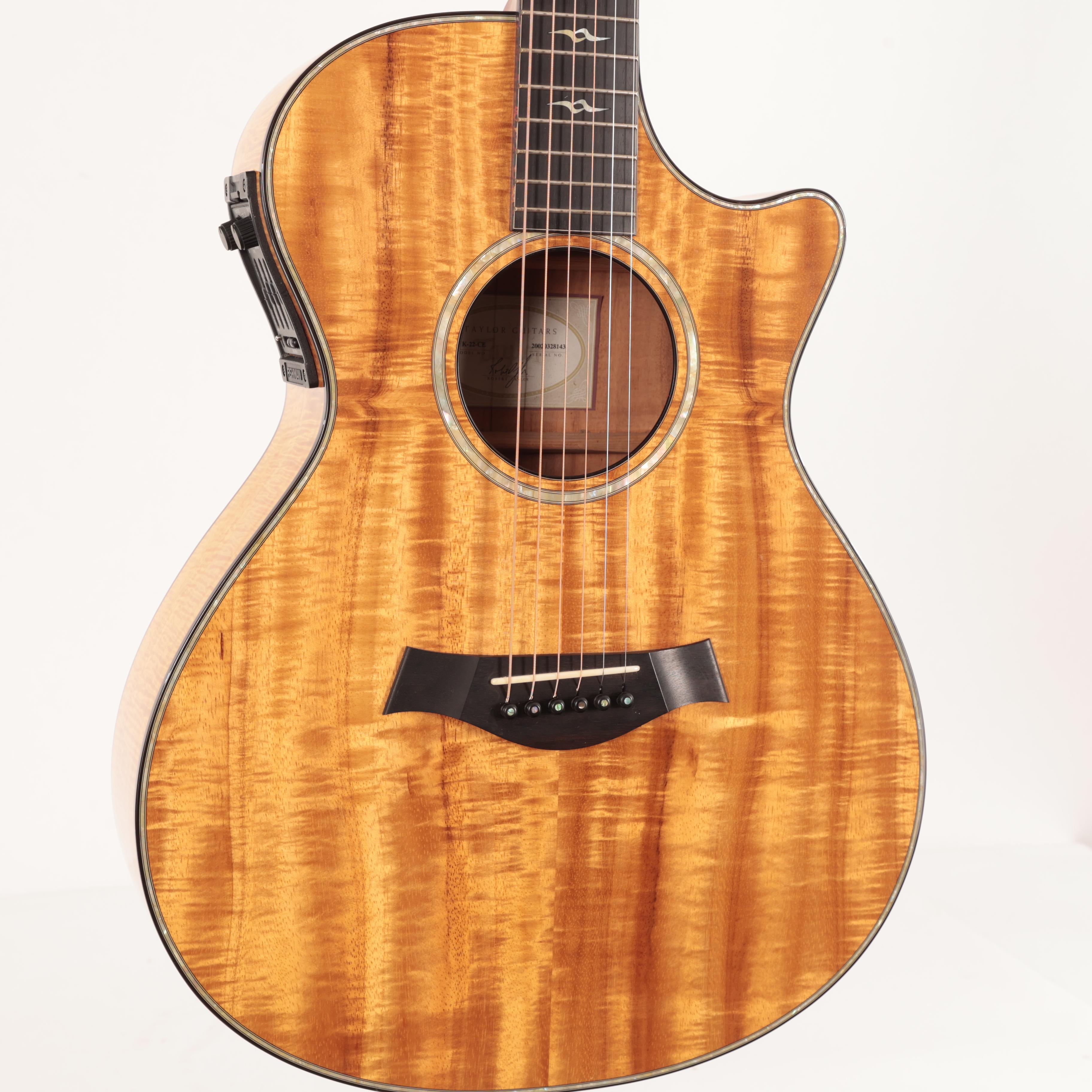 Second Hand Taylor K22ce Hawaiian Koa Acoustic-Electric Guitar 487 - SH-114-1487 (6).jpg