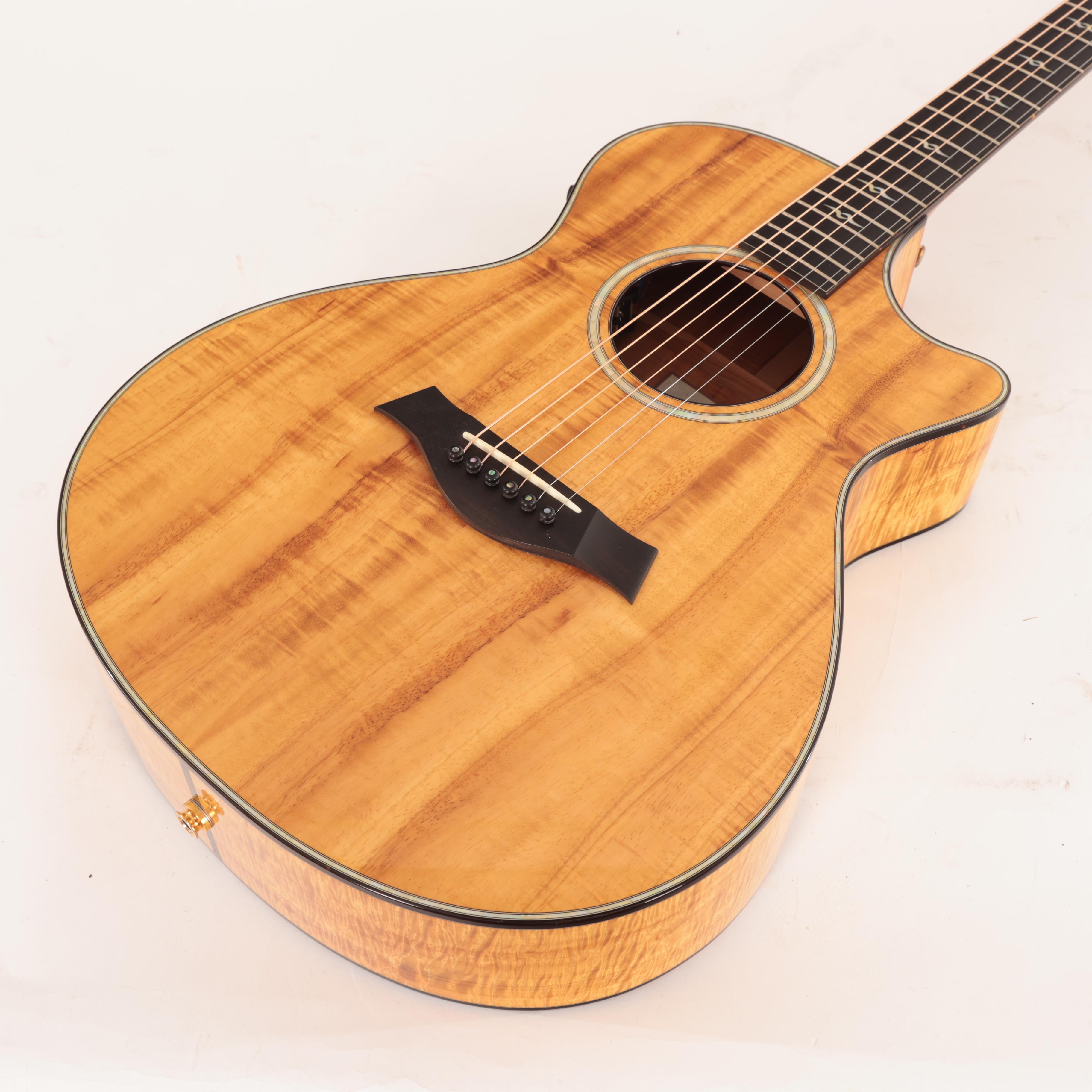 Second Hand Taylor K22ce Hawaiian Koa Acoustic-Electric Guitar 487 - SH-114-1487 (9).jpg
