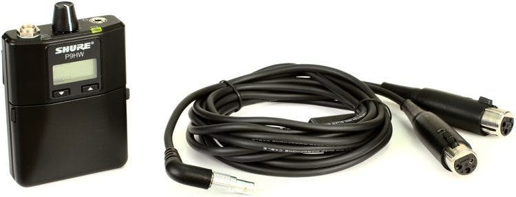 Shure P9HW Wired Bodypack Personal Monitor - 306662-P9HW-large.jpg