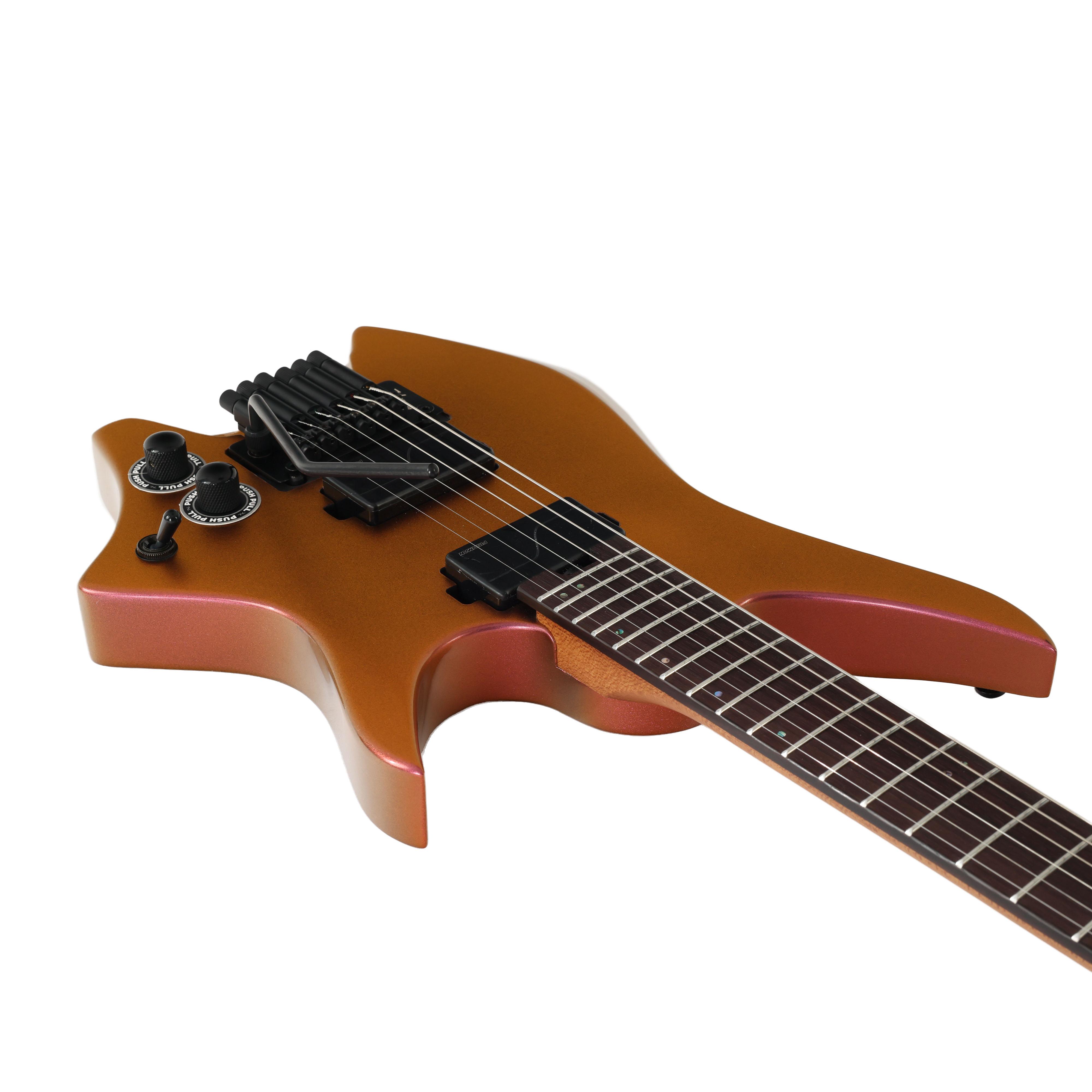 村越弘明/BUILT TO LAST HARRY HILS HN6 Next Series Headless Electric Guitar in Ultra Gold