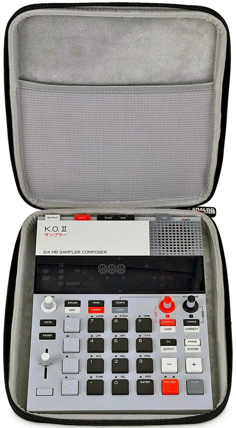 Analog Cases GLIDE Case For The Teenage Engineering EP133 KO II - 54-90164-Analog-Cases_GLIDE_Teenage_Engineering_KOII_Front.jpg