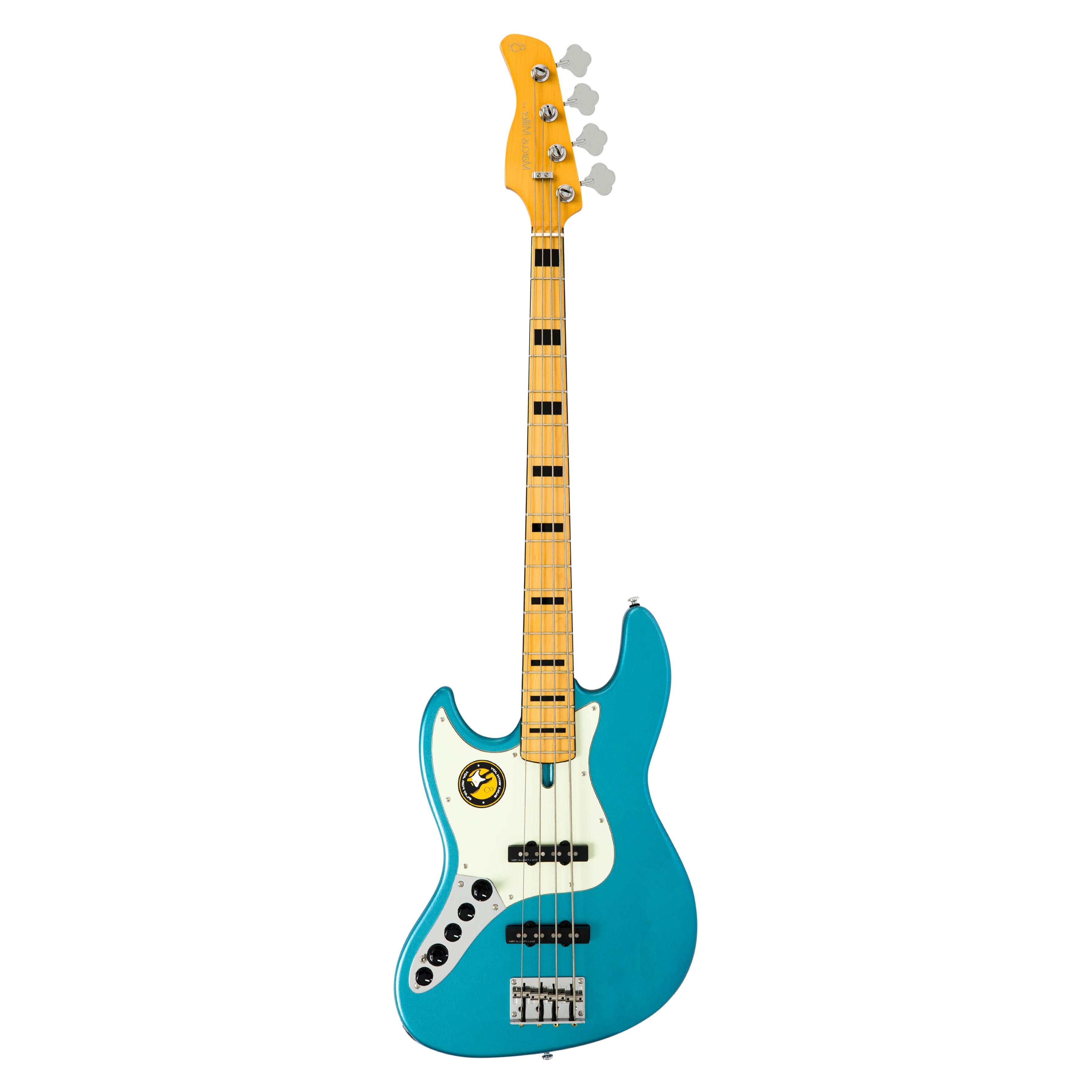 Sire Marcus Miller Left Handed V7 Alder 4-String Bass Guitar 2nd Gen in Tidepool - V2UDLHV7A4TP-Front.jpg