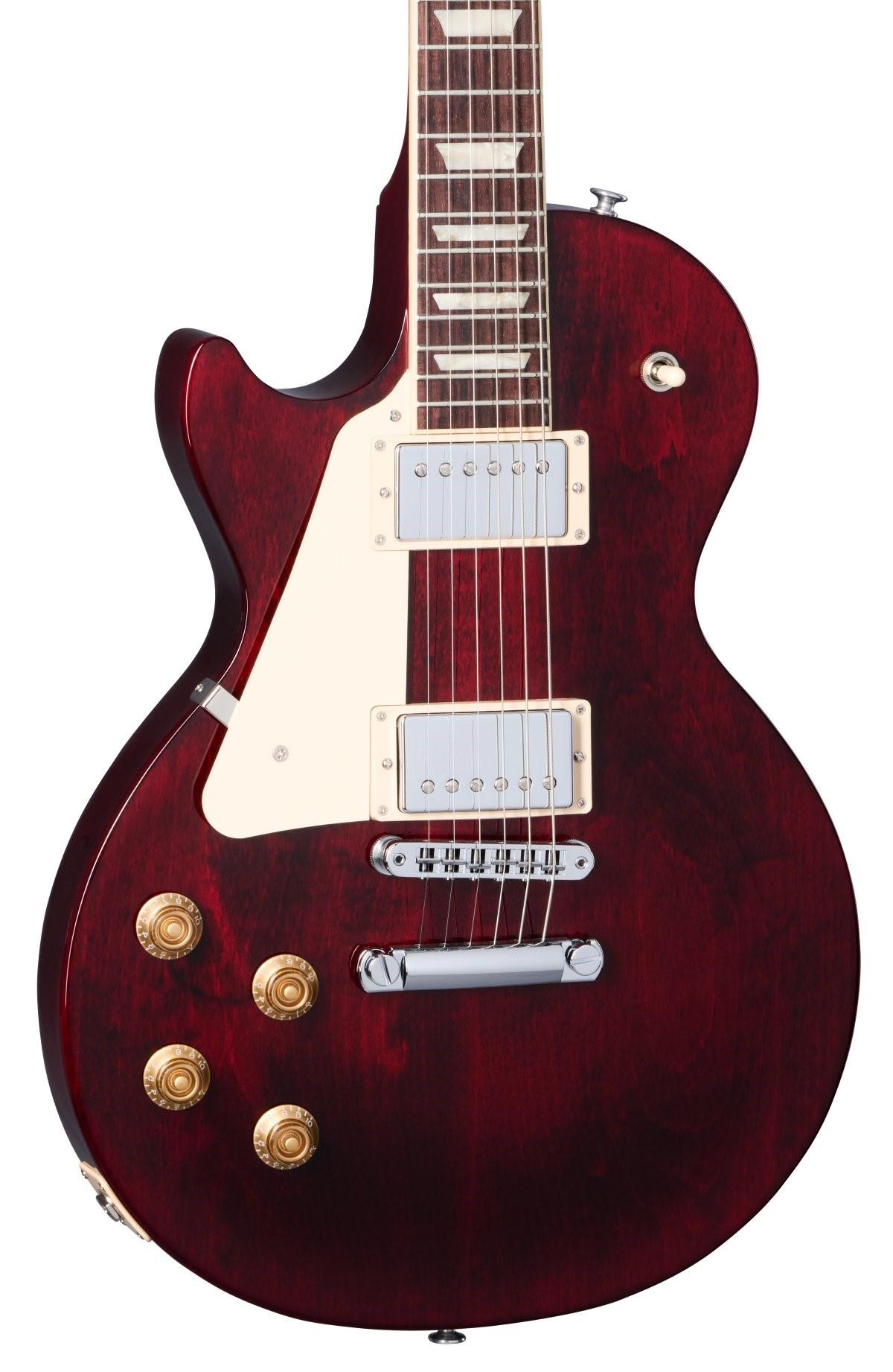 Gibson USA Les Paul Studio Electric Guitar in Wine Red Left Handed - LPST01WRCH1_body__43189-left.jpg