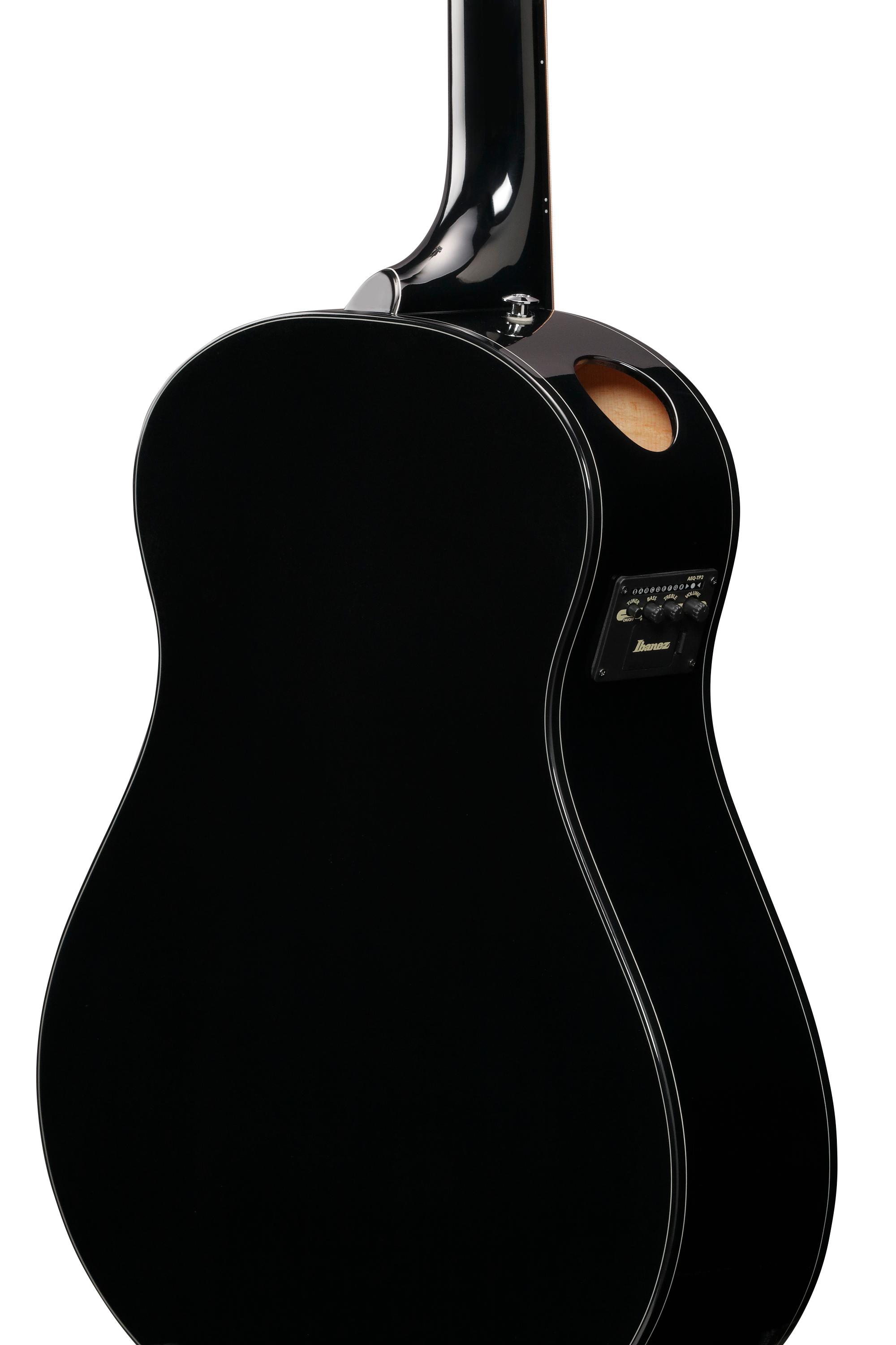 Ibanez AAM100E-BK Acoustic Guitar in Black High Gloss - AAM100E_BK_5U_01_I.jpg