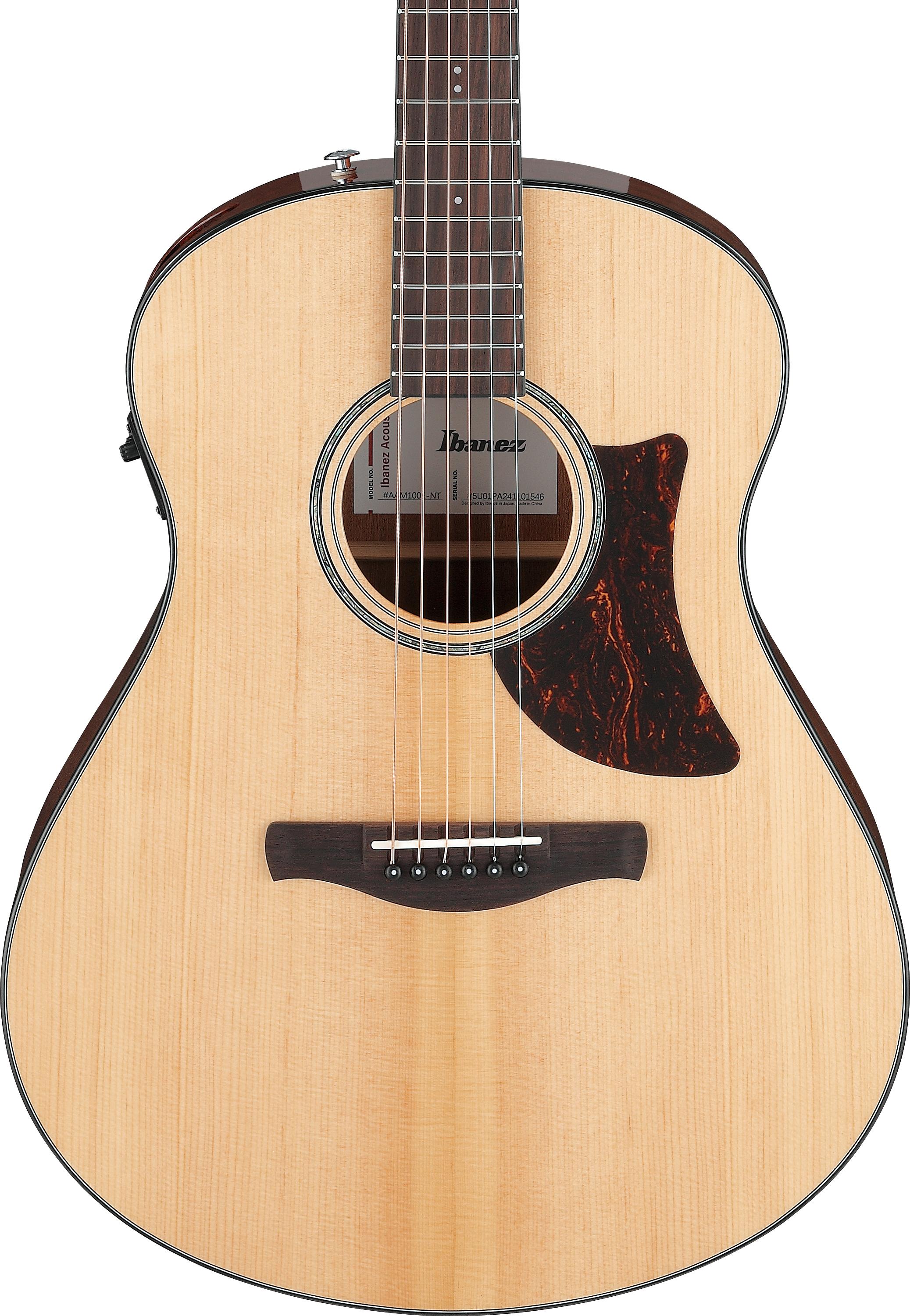 Ibanez AAM100E-NT Acoustic Guitar in Natural High Gloss - AAM100E_NT_5U_01_F.jpg