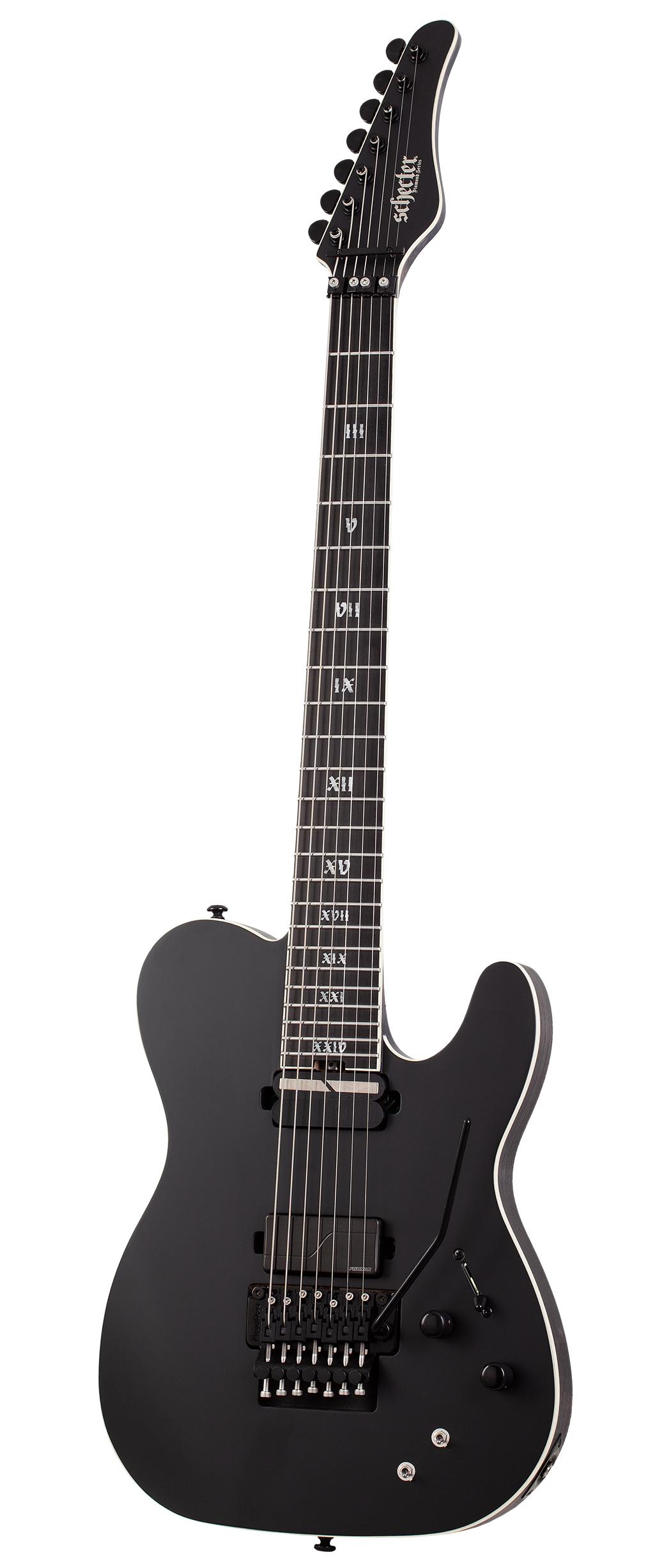 Schecter PT 7 FR-S SLS Elite Evil Twin in Satin Black - PT-7 FR S ELITE EVIL TWIN SATIN BLACK 1384 TILT copy.jpg