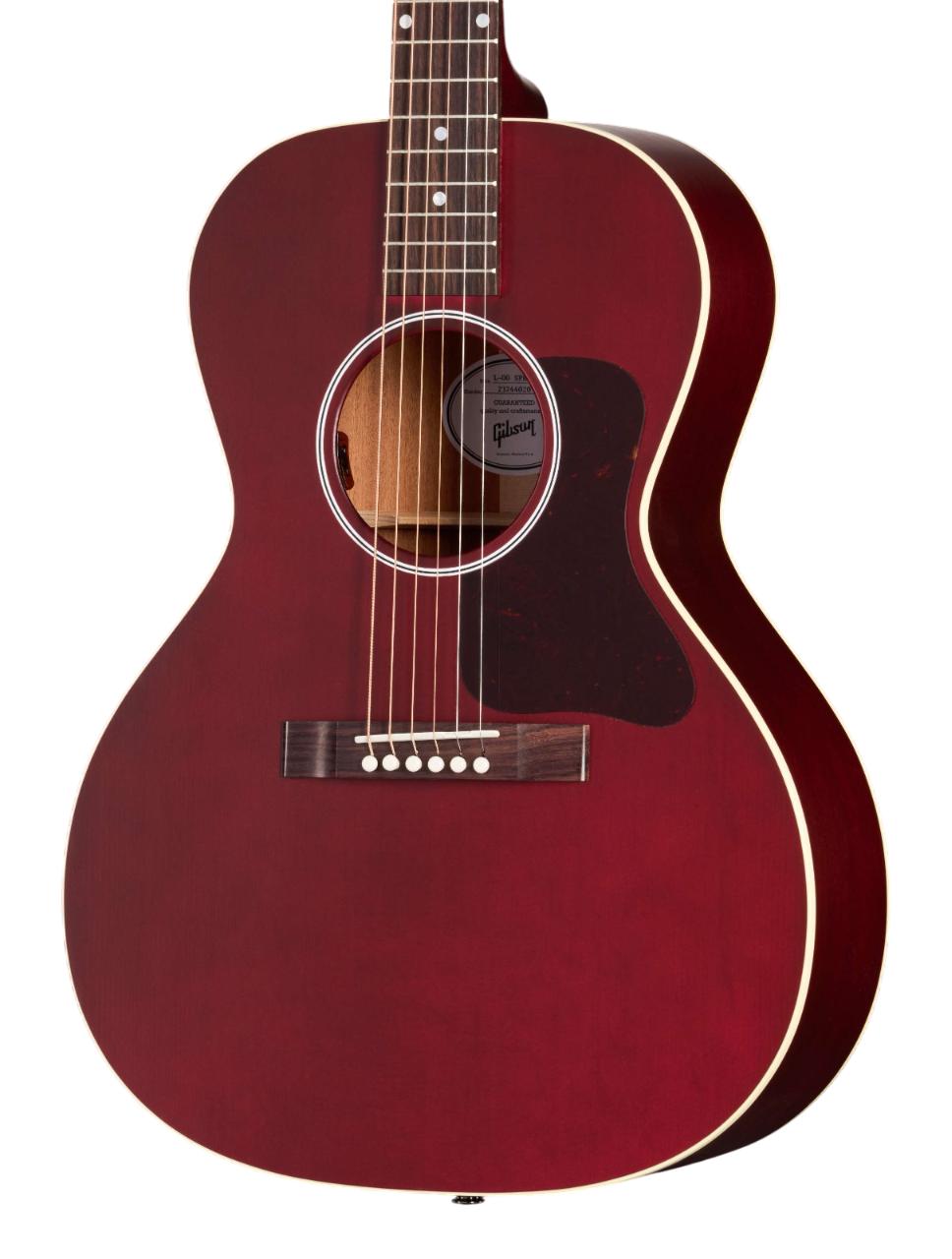 Gibson L-00 Special Electro Acoustic Guitar in Satin Wine Red - MCSBL0SPCWR-hero.jpg
