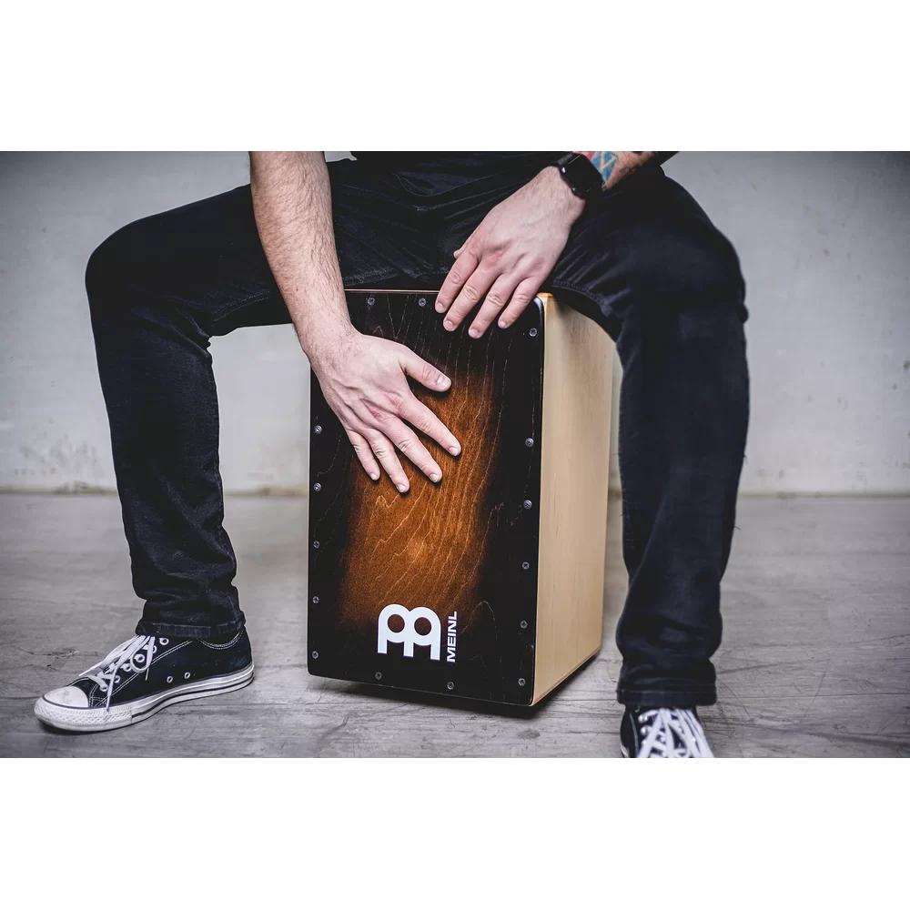 Meinl Percussion Snarecraft Cajon, Brown Burst - SC100BRB_web_lifestyle_07.jpg