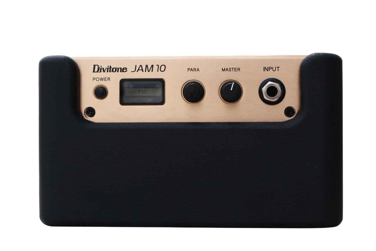 Divitone JAM-10 Rechargeable 10W Desktop Modelling Practice Amp in Black - DAM-10BK-4.jpg
