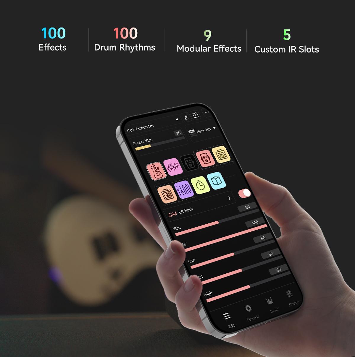 Divitone MF Studio Smart Modelling Electric Guitar in Shell Pink - Divitone App.jpg