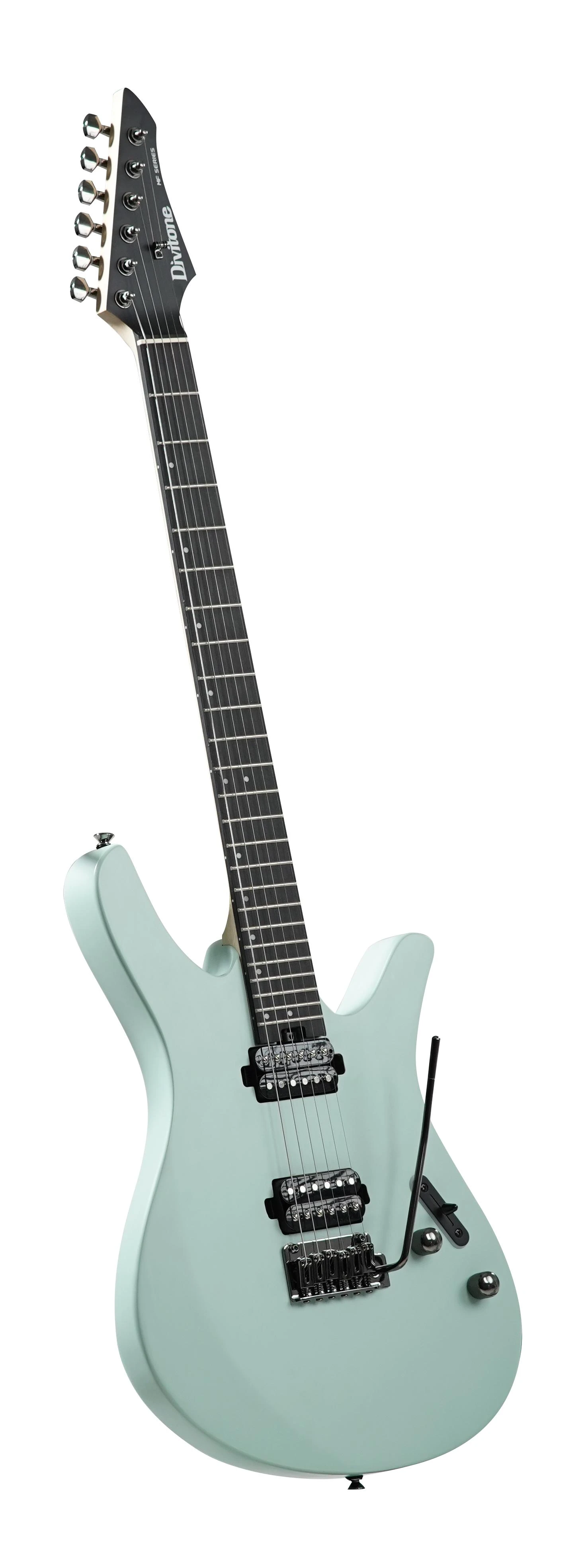  Divitone MF Studio Smart Modelling Electric Guitar in Vinci Grey - DSG10_green_Perspective_Hi_V01_230525.jpg