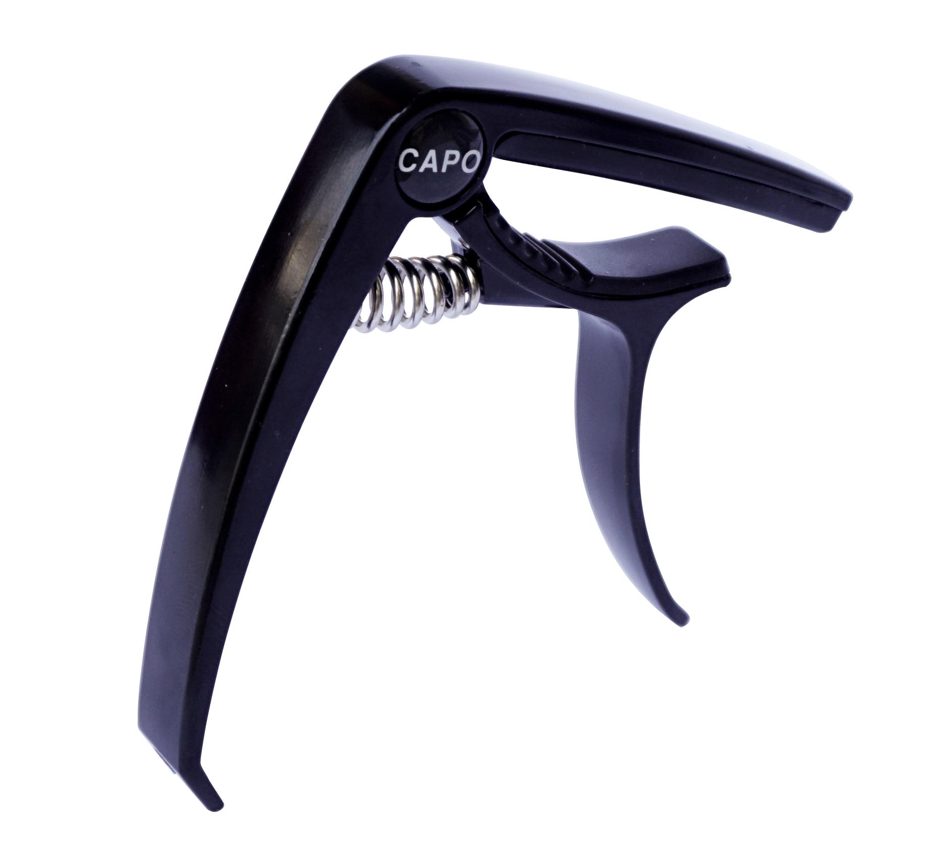 Belcat C-20 Trigger Acoustic & Electric Guitar Capo in Black - C-20.jpg