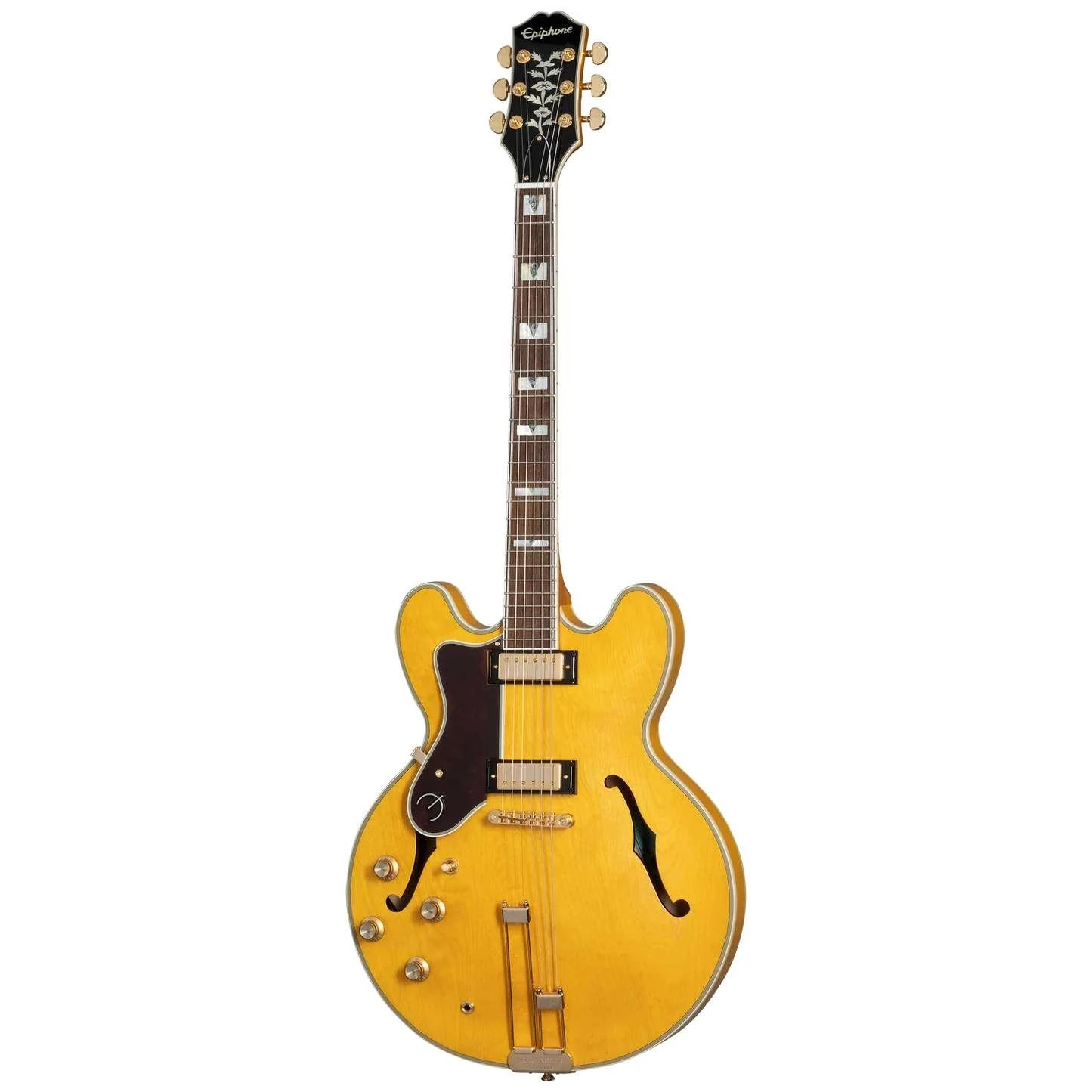 Epiphone Original Sheraton Semi-Hollow Left Handed Electric Guitar in Natural - EOSHNAGH1L (6).jpg