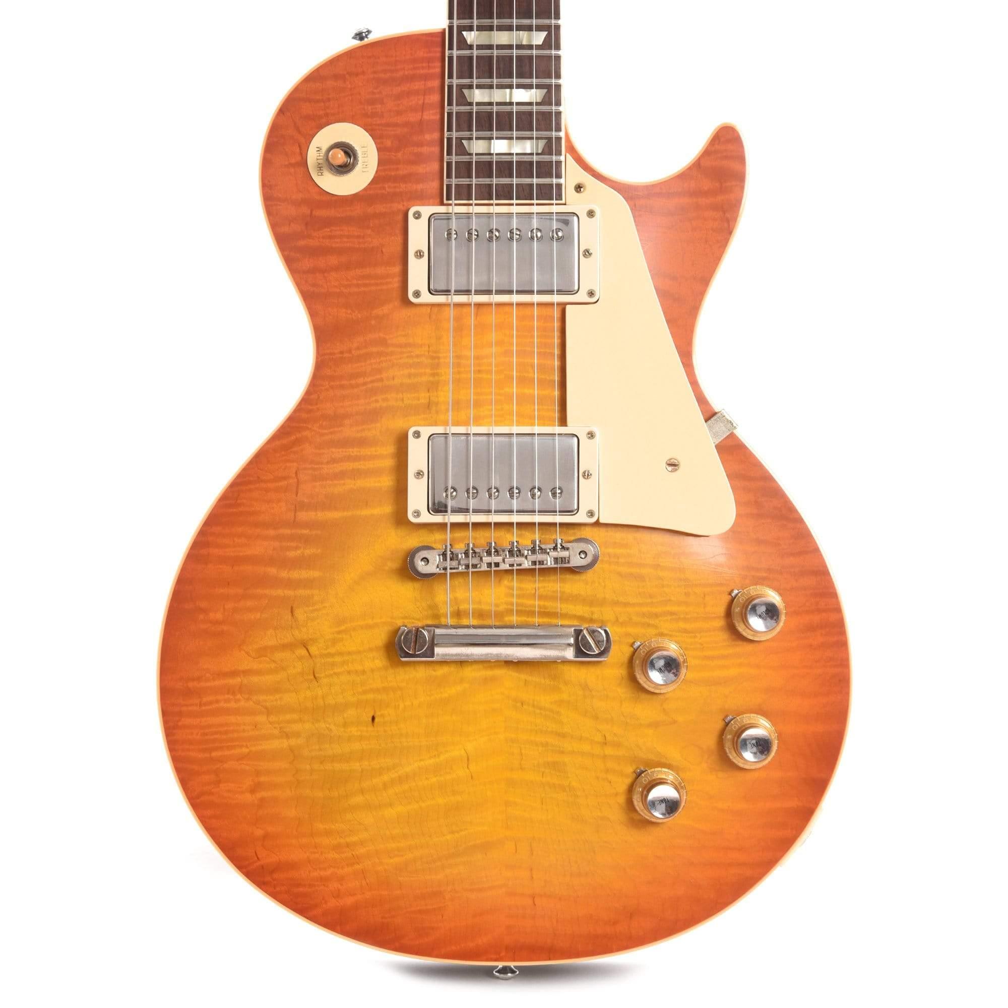 Gibson Custom Shop Murphy Lab Collection 1960 Les Paul Standard Reissue Ultra Light Aged in Orange Lemon Fade - LPR60ULOLFNH1 1.jpg