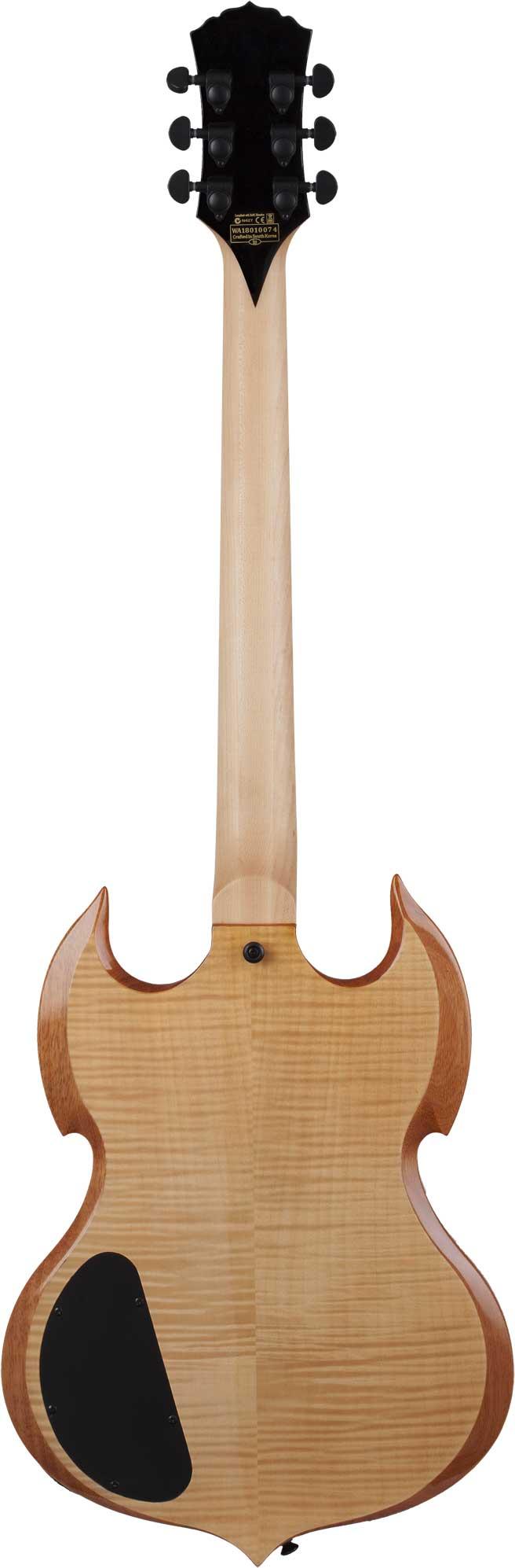 Wylde Audio Barbarian Rawtop Electric Guitar in Psychic Bullseye - SCH-GTR-4525 c.jpg