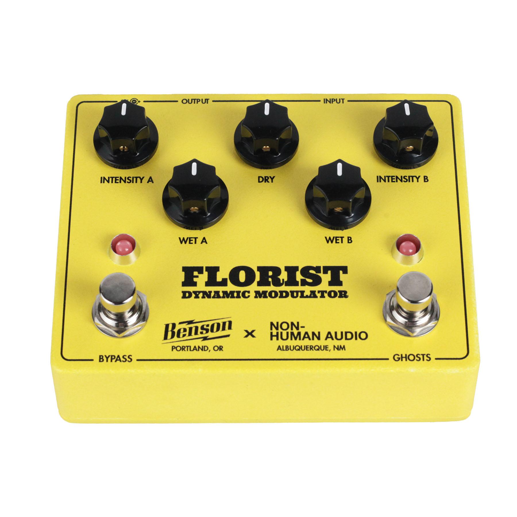 Benson Florist Dynamic Modulator Pedal in Yellow - BensonNHA_Florist_YLW_STOCK_4 copy.jpg
