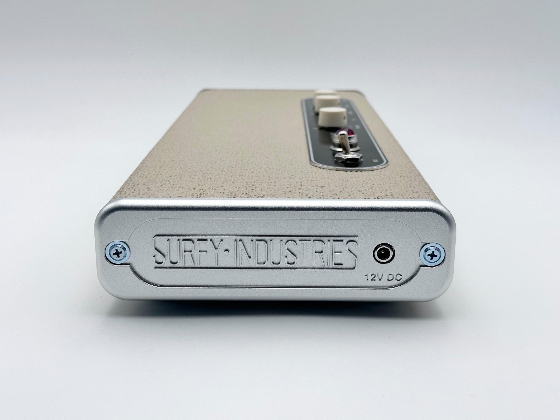 Surfy Industries SurfyBear Reverb Pedal Classic Blonde with SurfyPan Extra - SurfyBear_Classic V3_Blonde_Right_Side.jpg