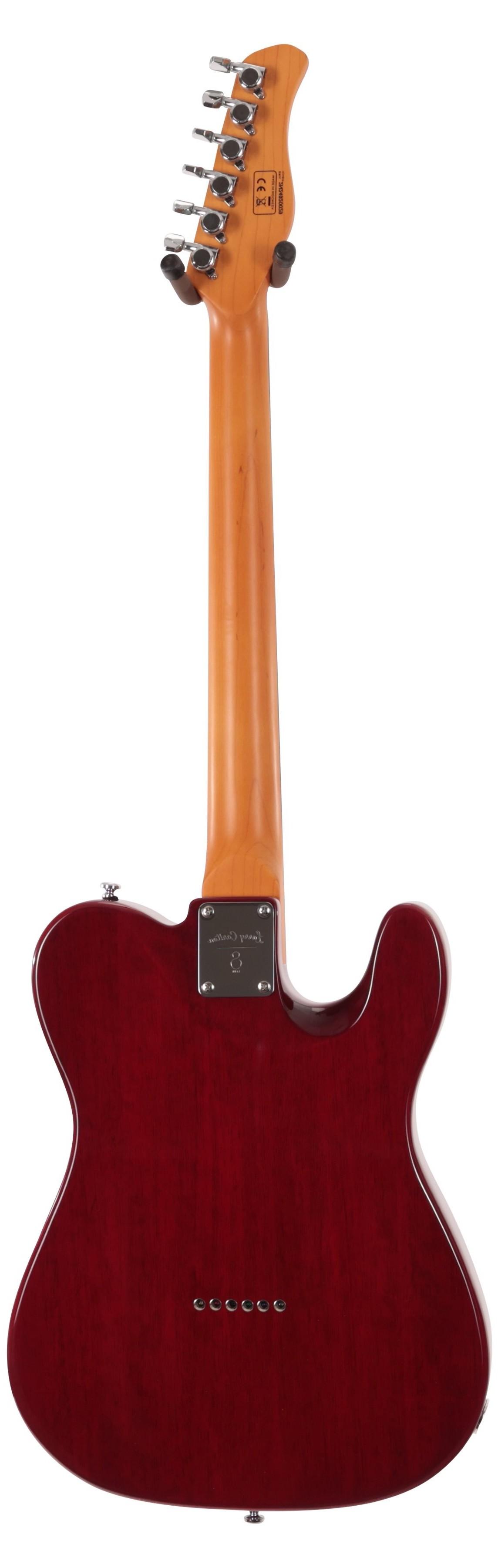 Sire Larry Carlton T7TM Left Handed Electric Guitar in See Through Red - T7TMLHSTR-lefthanded (3).jpg