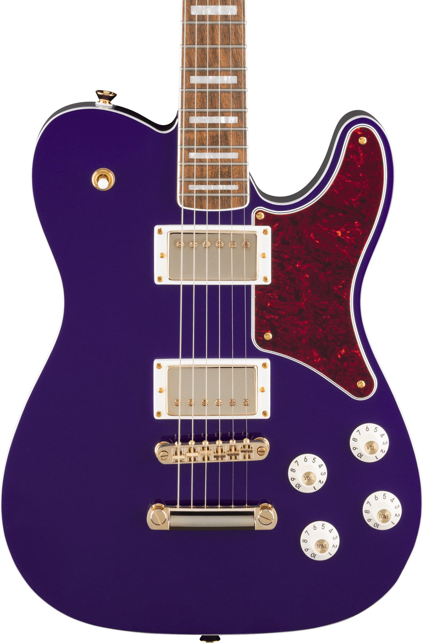 Squier FSR Limited Edition Paranormal Troublemaker Telecaster Deluxe in Purple Metallic  - 0377028577_sqr_ins_fbd_1_nr.jpg