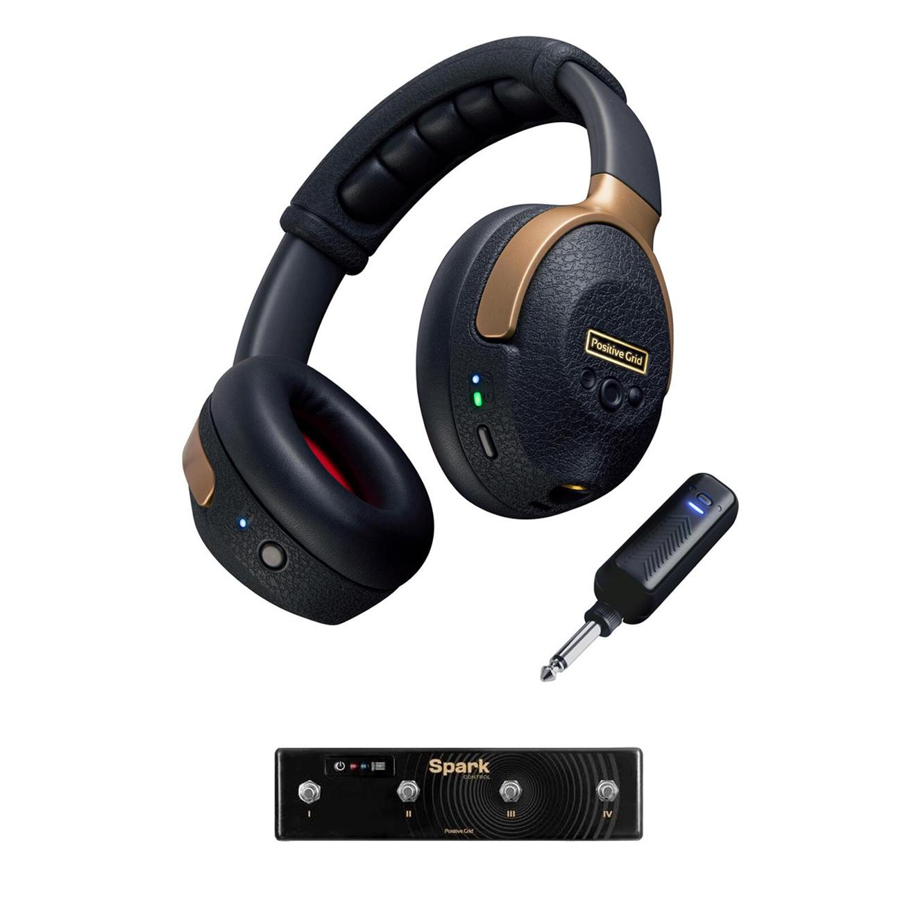 Positive Grid Spark NEO ワイヤレスヘッドホン Positive Grid Spark NEO Wireless Smart Guitar Headphone Amp With